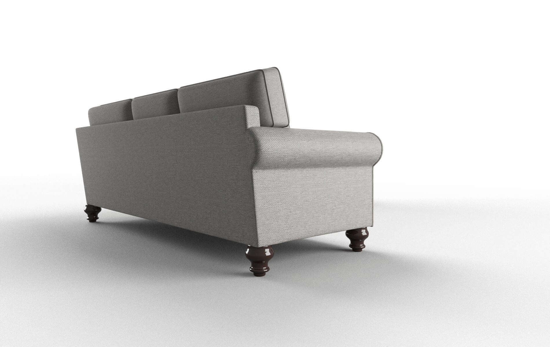 Farah Phoenix Smoke Sectional espresso legs 3