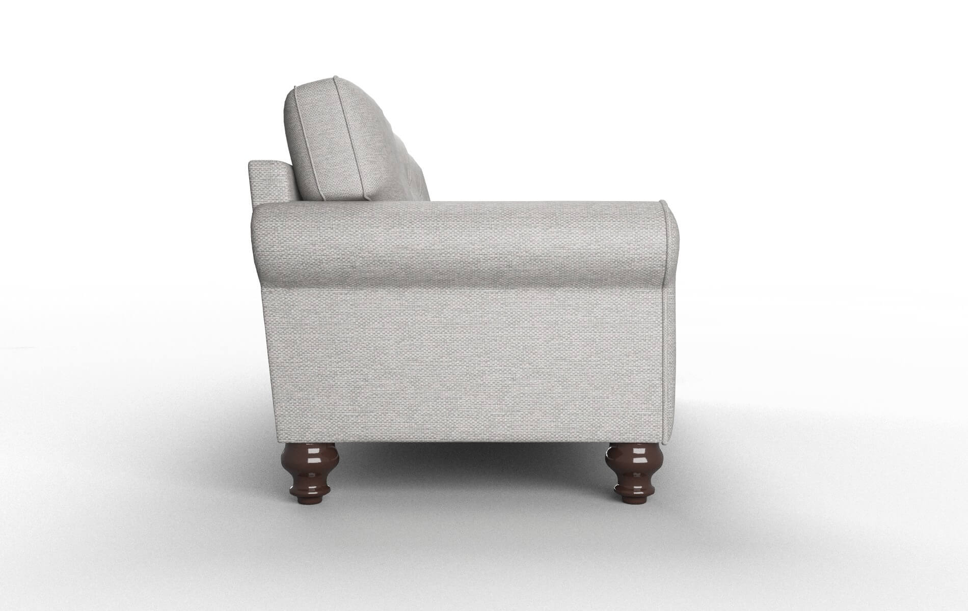 Farah Phoenix Smoke Sofa espresso legs 3