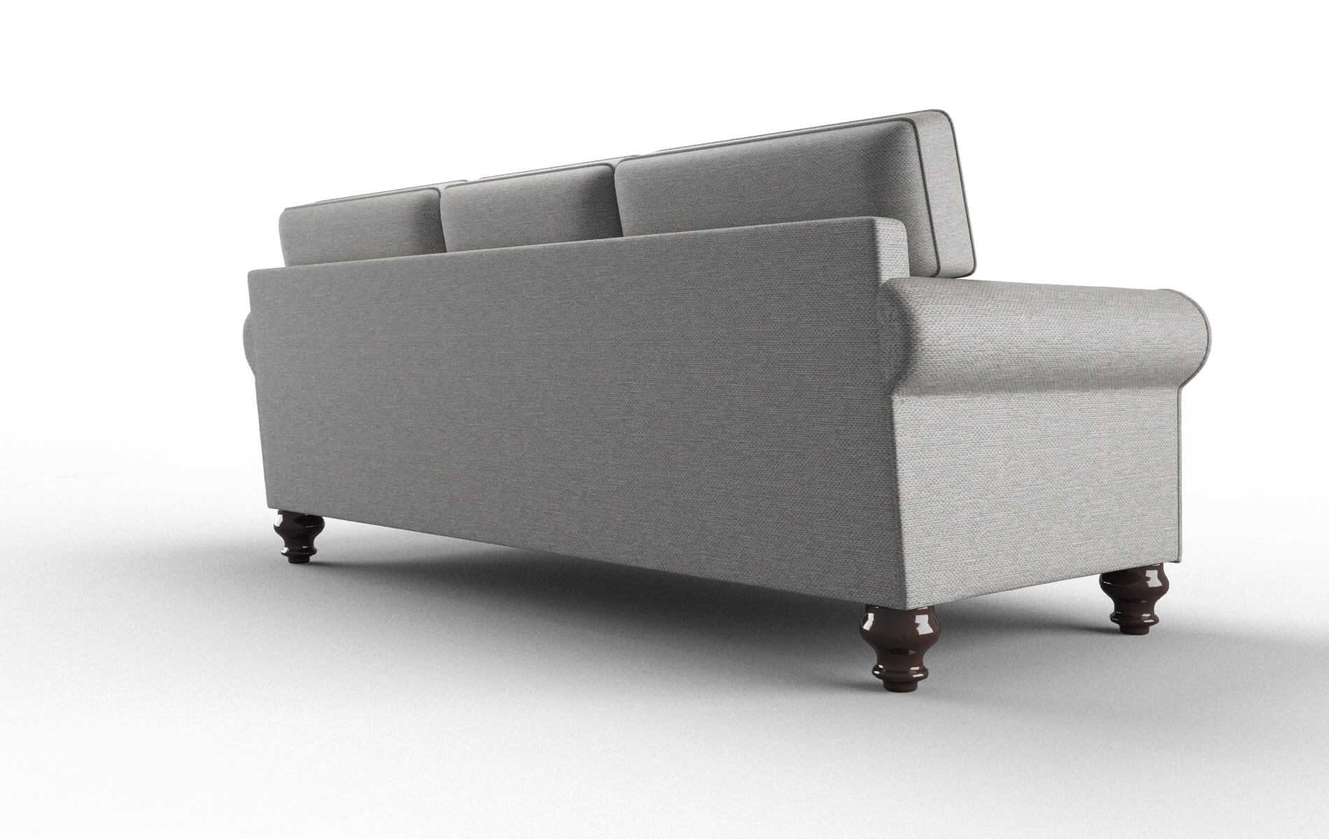 Farah Phoenix Smoke Sofa espresso legs 5