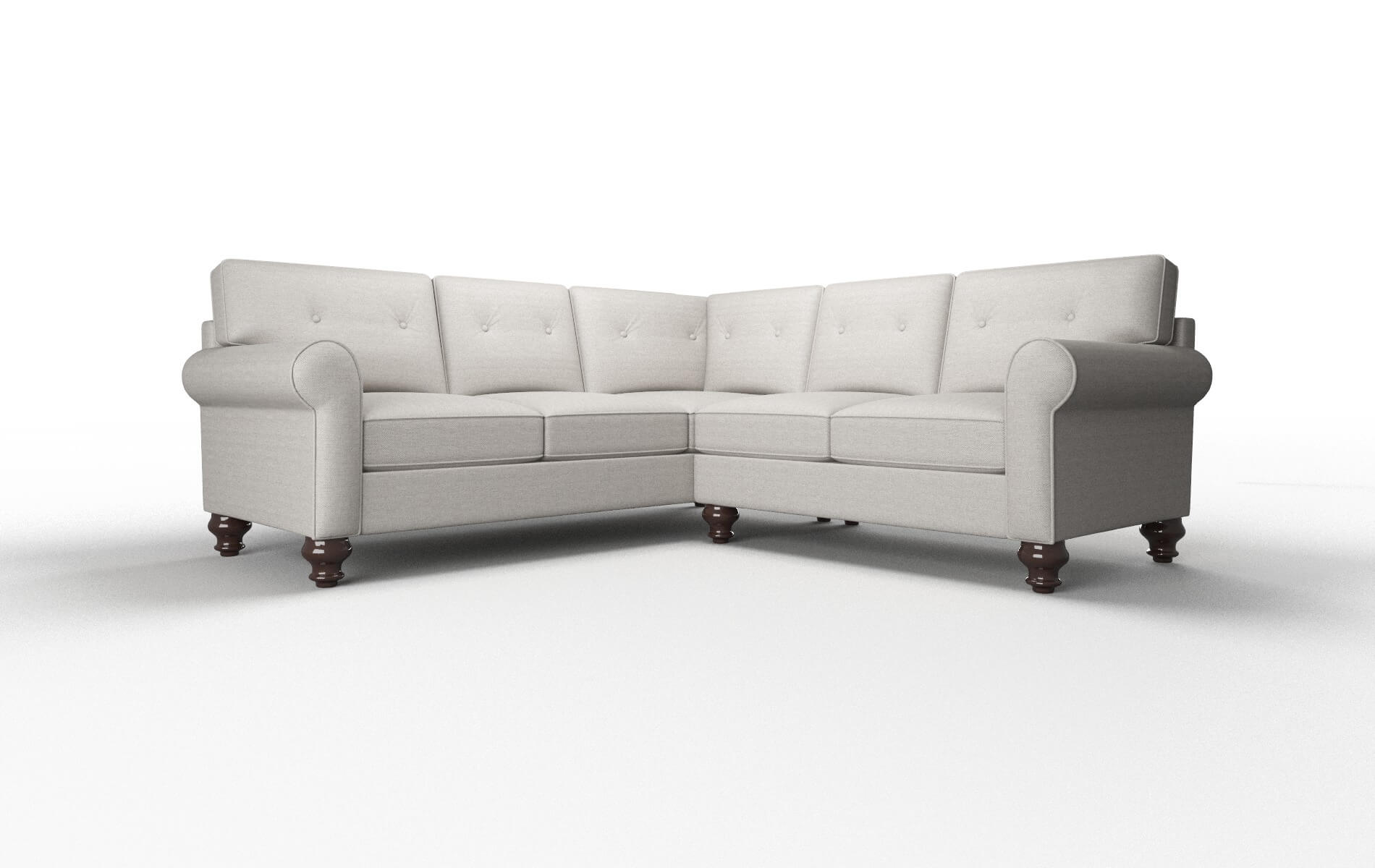 Farah Phoenix Sterling Sectional espresso legs 1