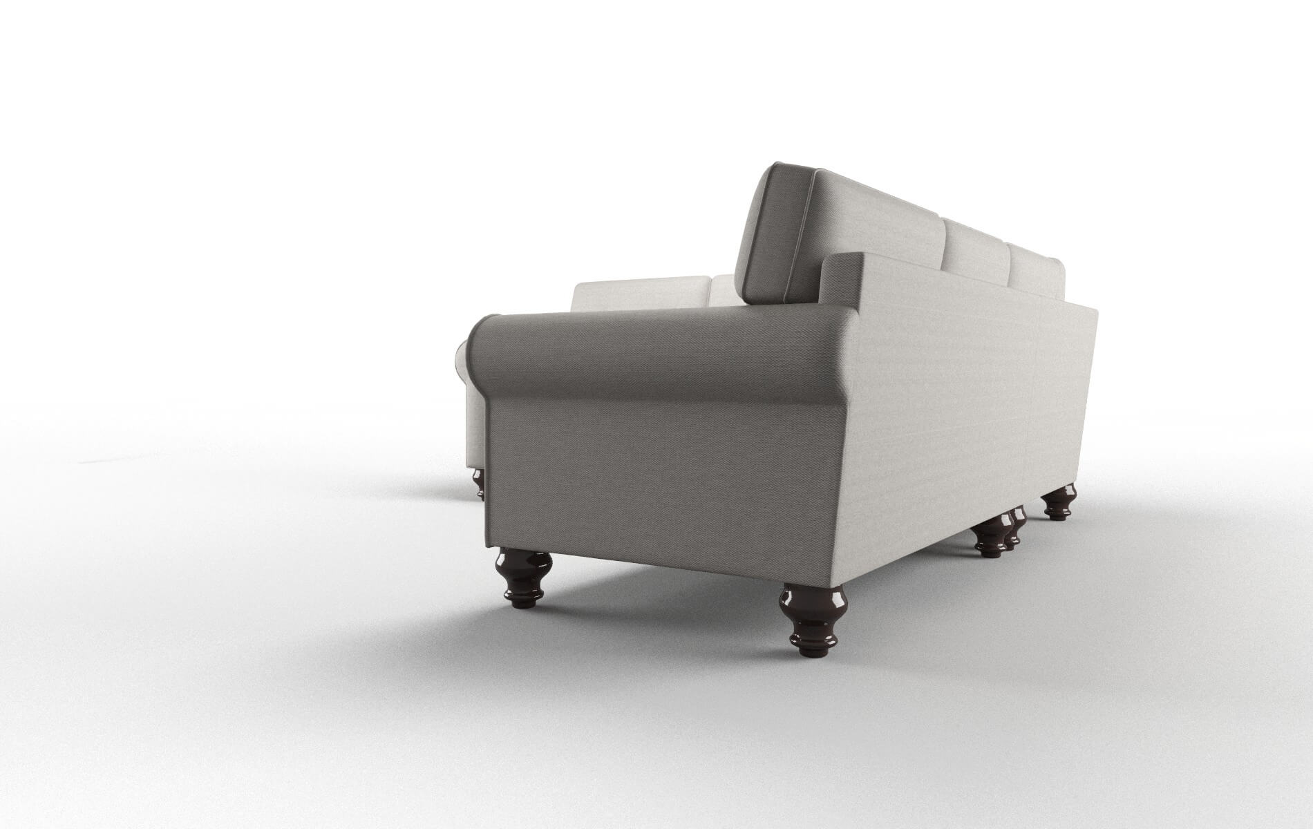 Farah Phoenix Sterling Sectional espresso legs 4