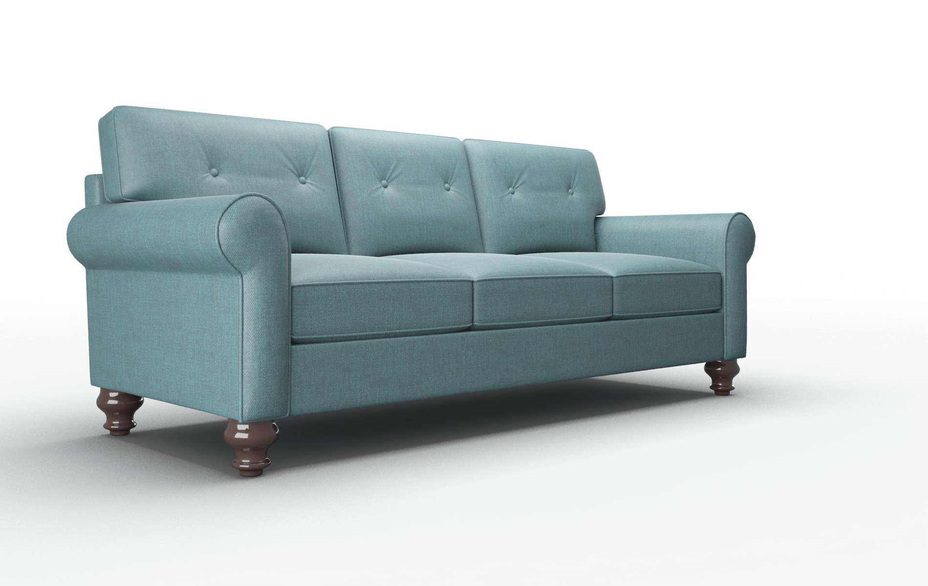 Farah Portland Lake Sofa espresso legs 2