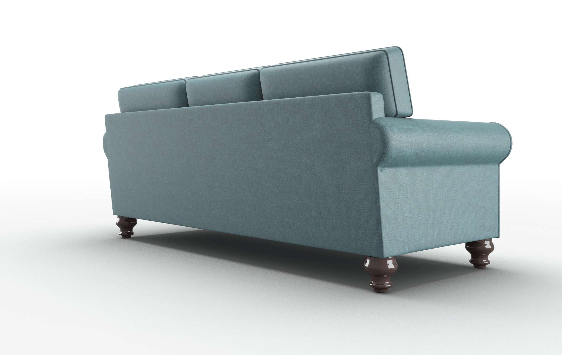 Farah Portland Lake Sofa espresso legs 5