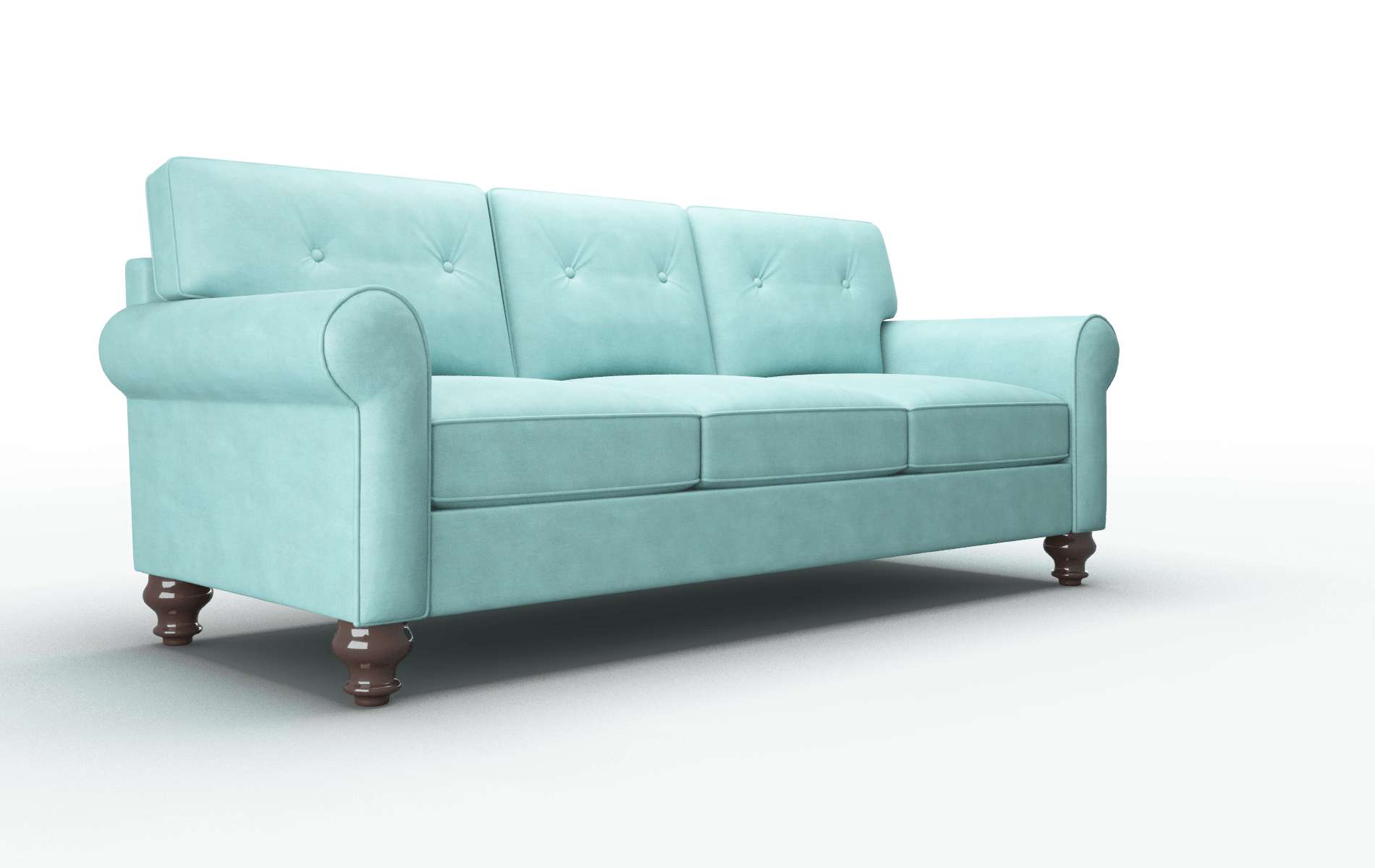 Farah Portland Mercury Sofa espresso legs 2