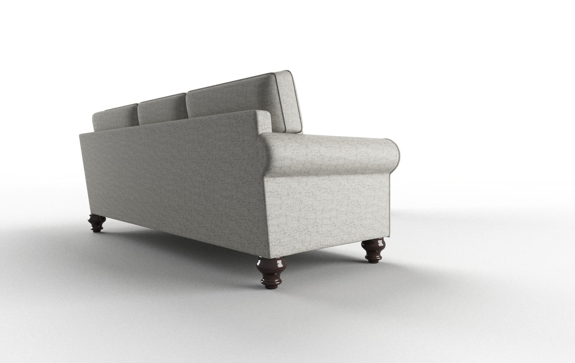 Farah Prime Gravel Sectional espresso legs 3