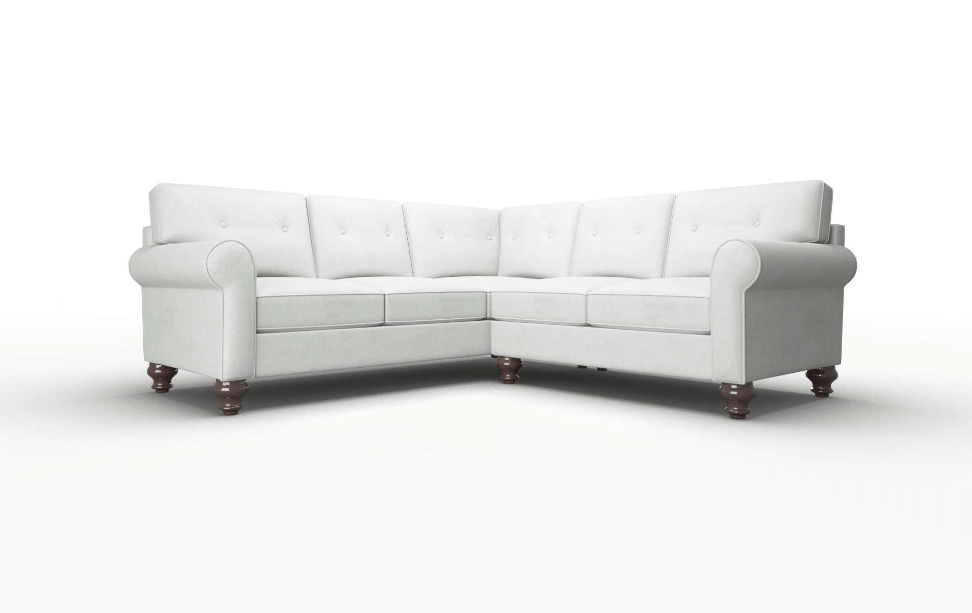 Farah Prisma Steam Sectional espresso legs 1