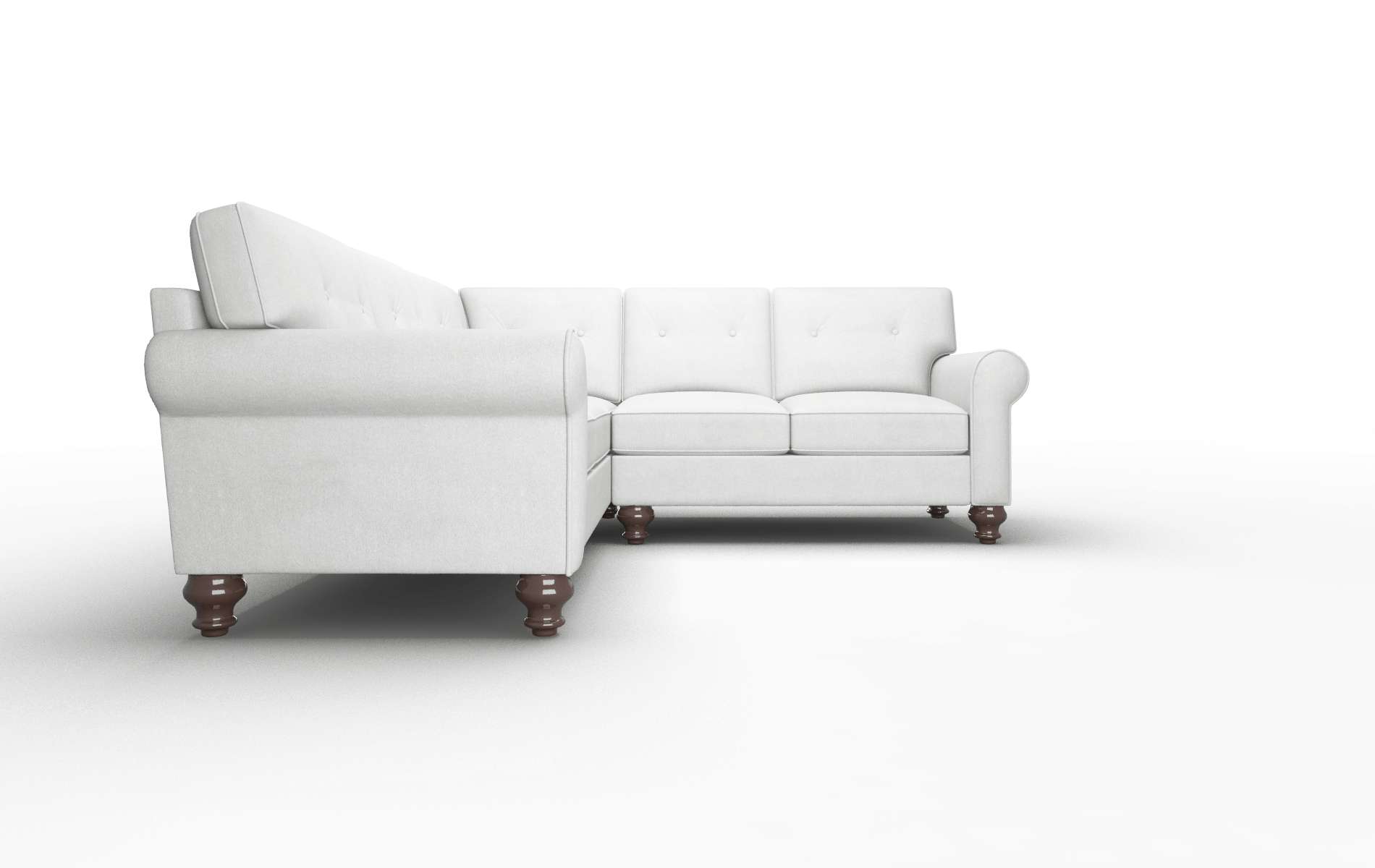 Farah Prisma Steam Sectional espresso legs 2