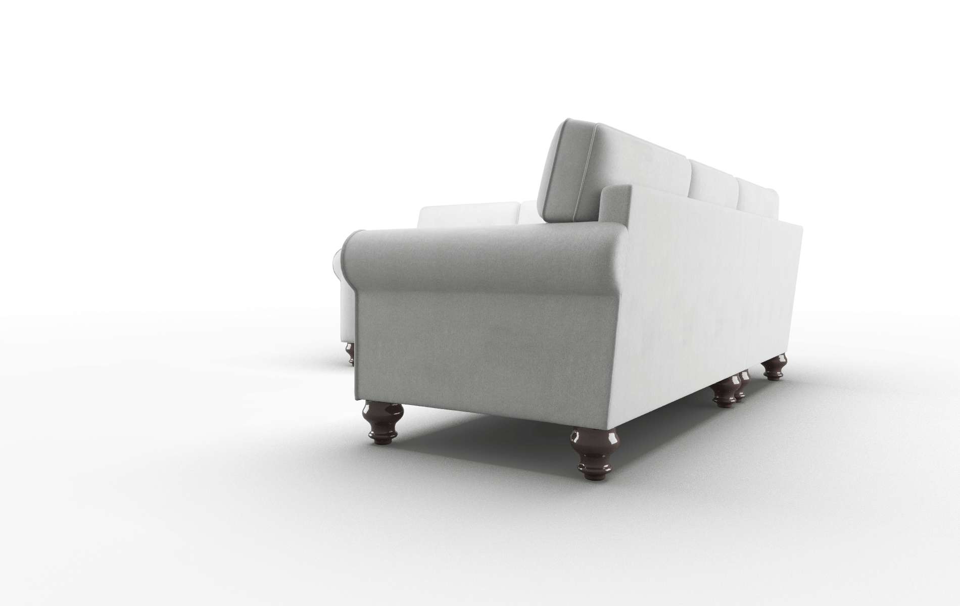 Farah Prisma Steam Sectional espresso legs 4