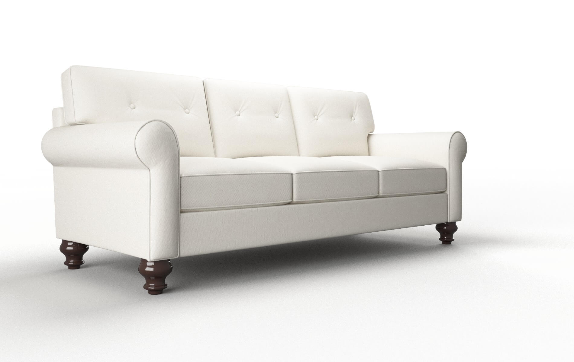 Farah R_prize Cream Sofa espresso legs 2