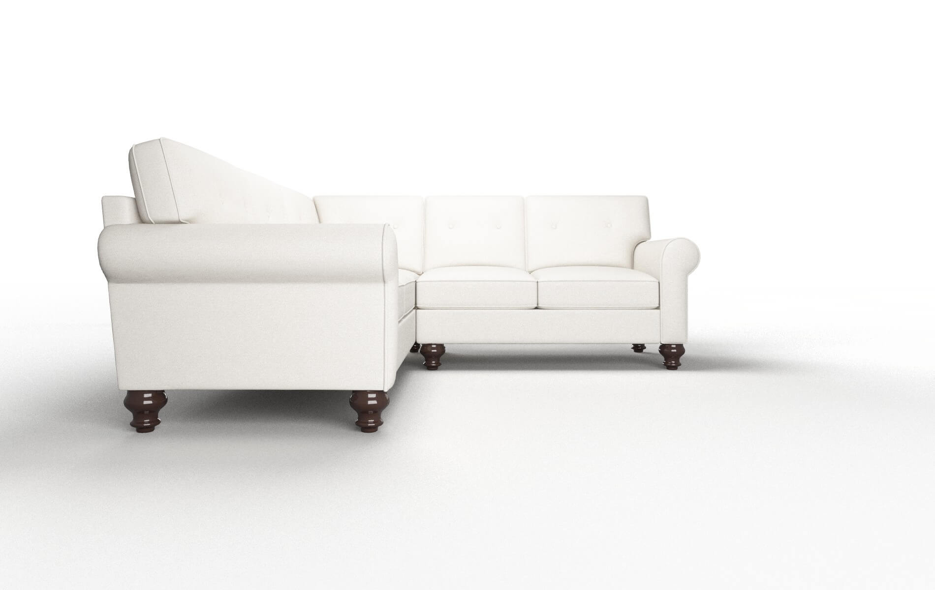 Farah Redondo Pearl Sectional espresso legs 2