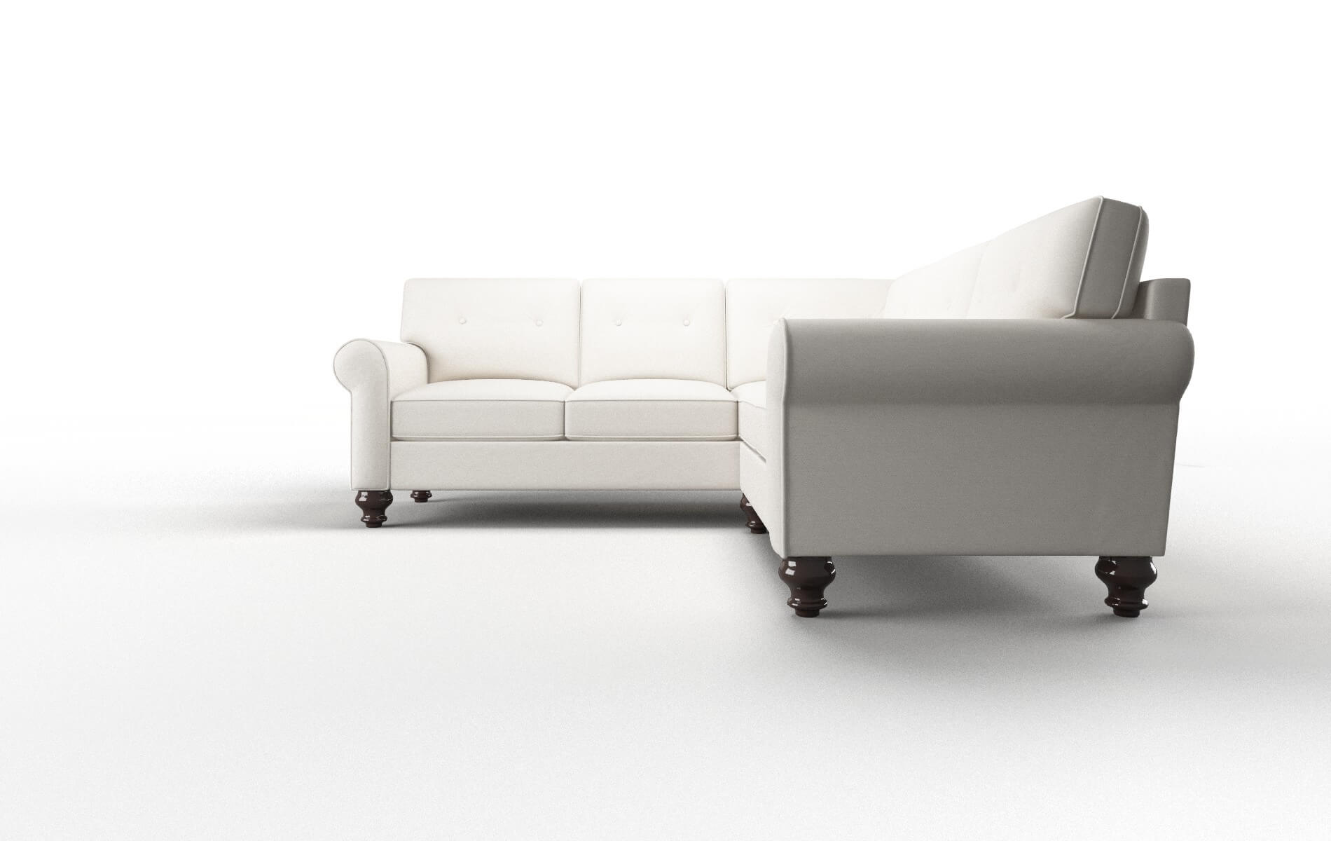 Farah Redondo Pearl Sectional espresso legs 5