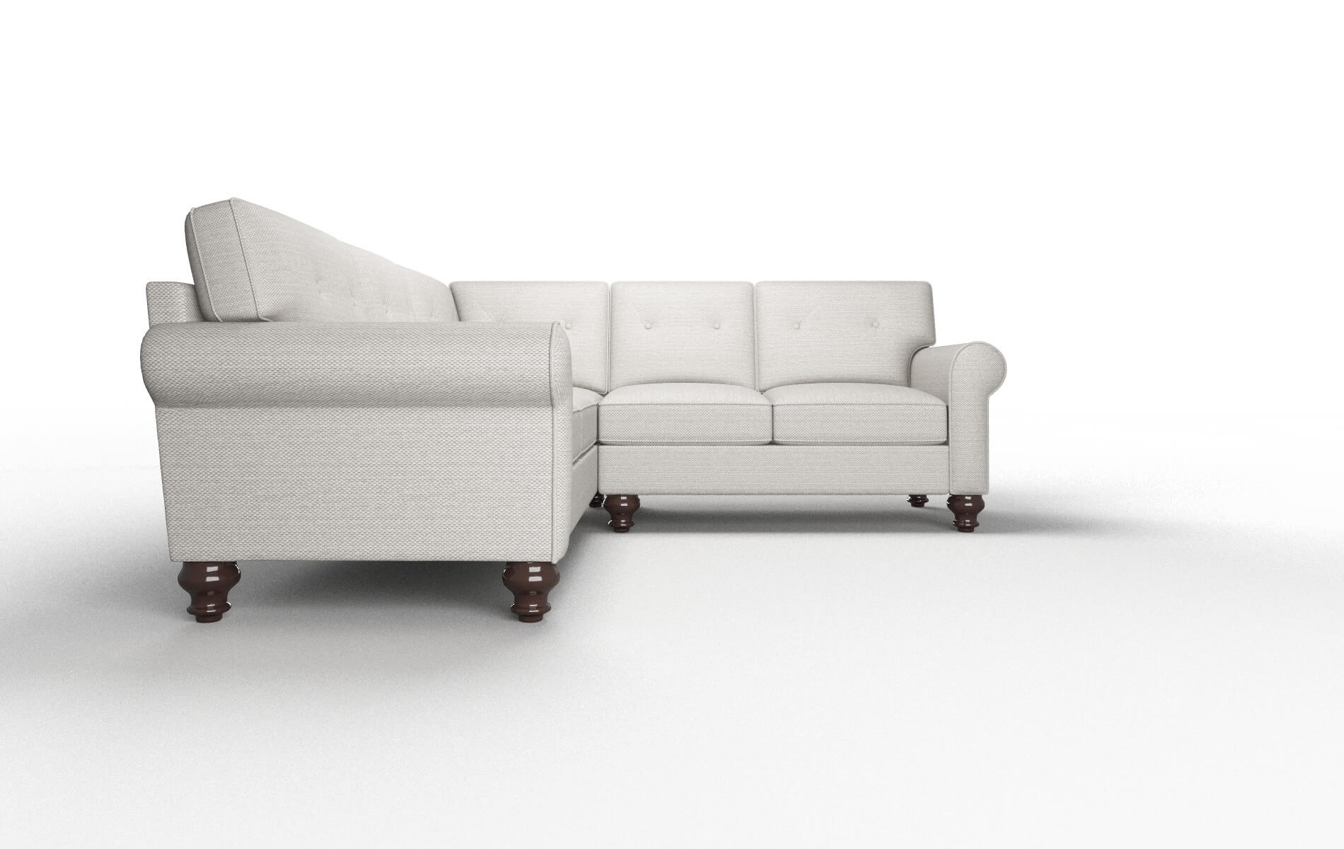 Farah Redondo Stone Sectional espresso legs 2