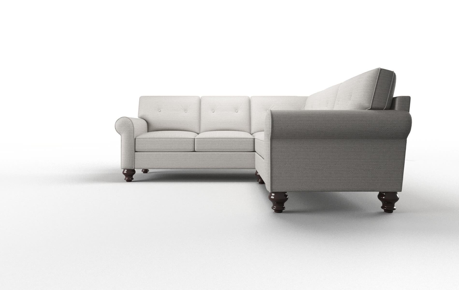 Farah Redondo Stone Sectional espresso legs 5