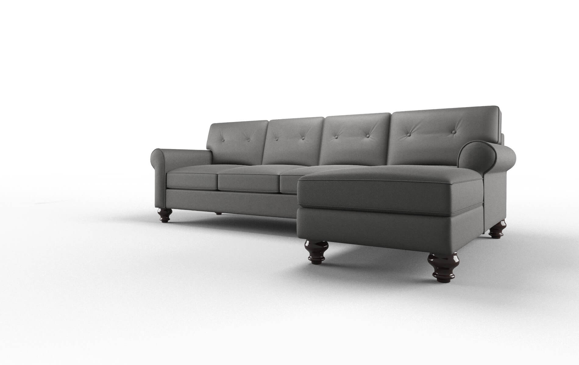 Farah Rocket Charcoal Panel espresso legs 4