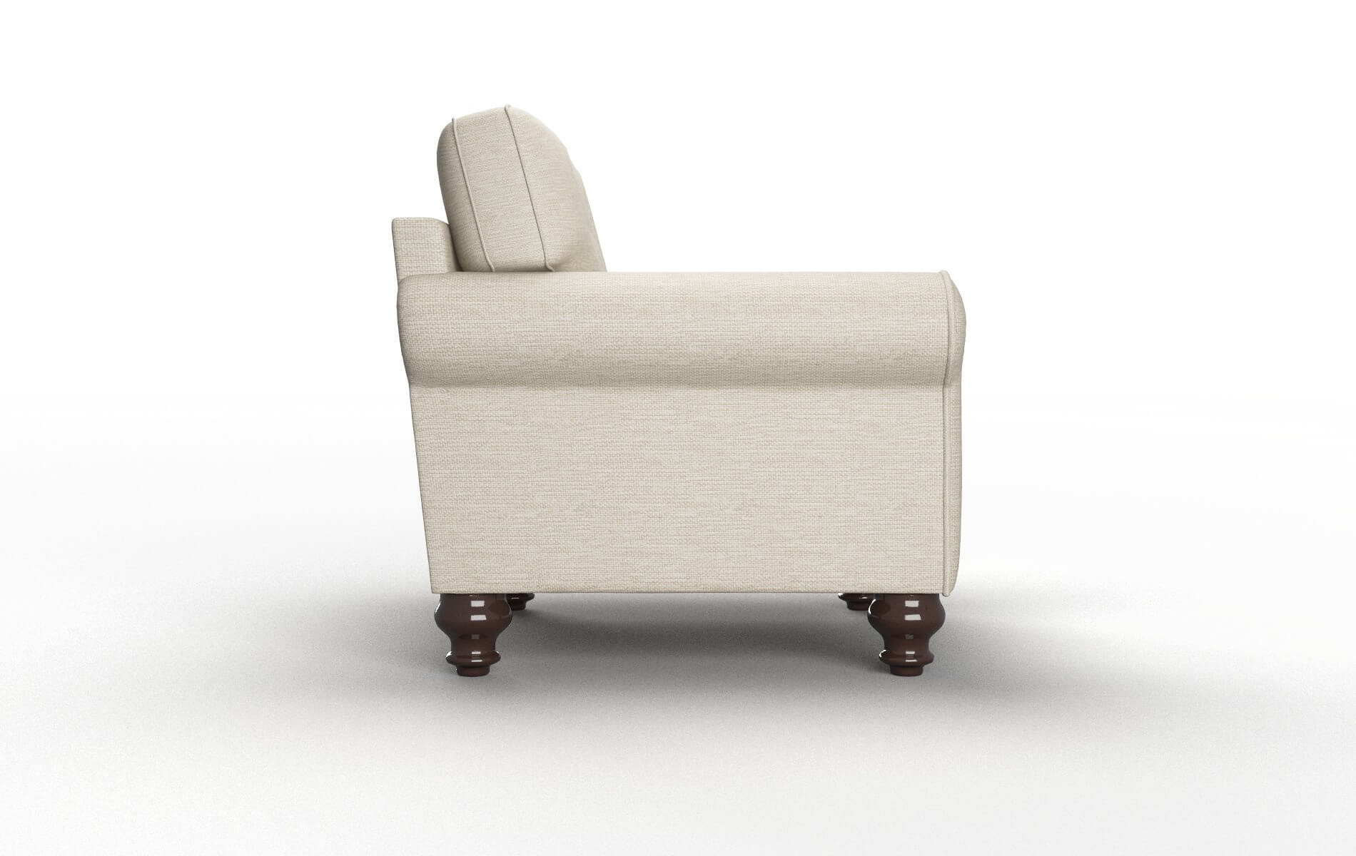 Farah Rocket Dove Chair espresso legs 3