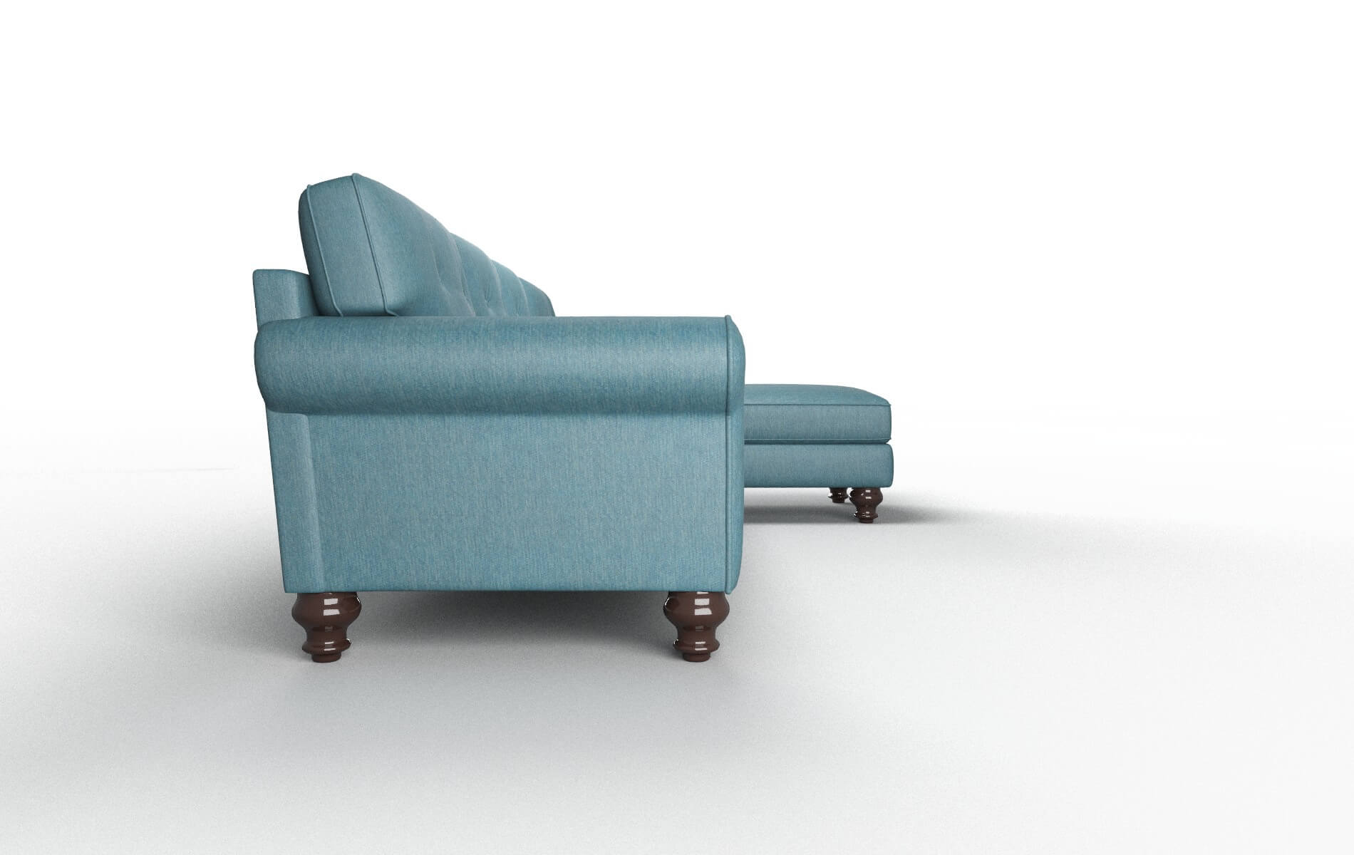Farah Royale Electric_blue Panel espresso legs 3