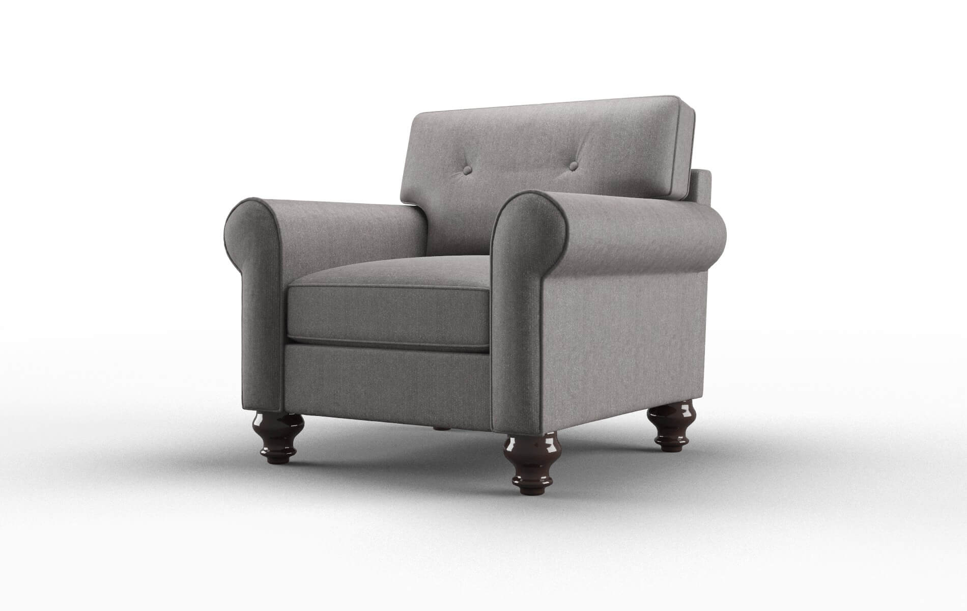 Farah Sasha Granite Chair espresso legs 4