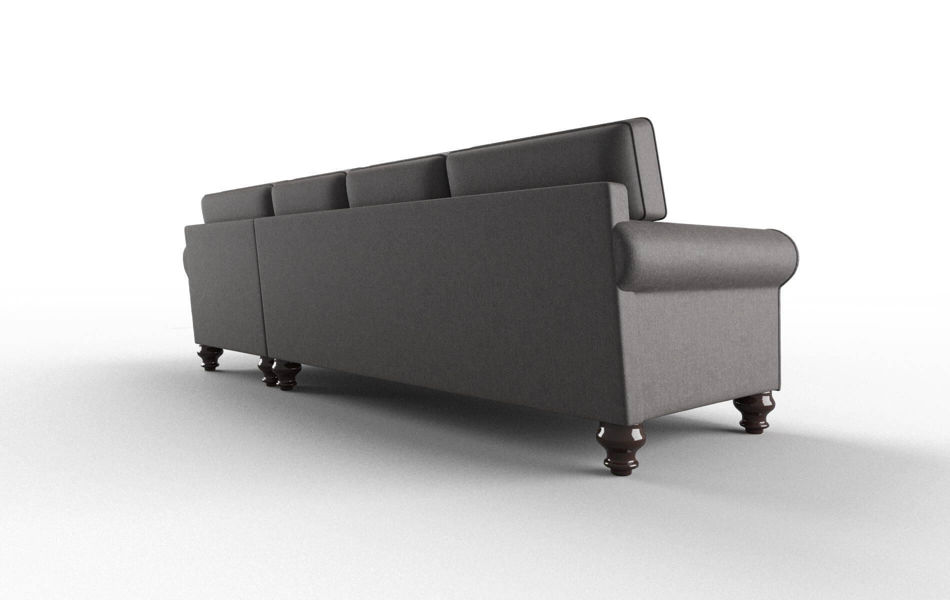 Farah Sasha Grey Panel espresso legs 5