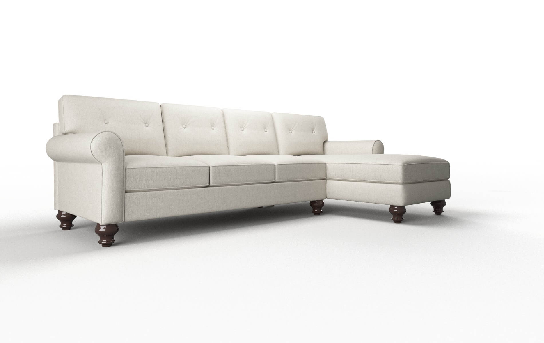 Farah Sasha Linen Panel espresso legs 2