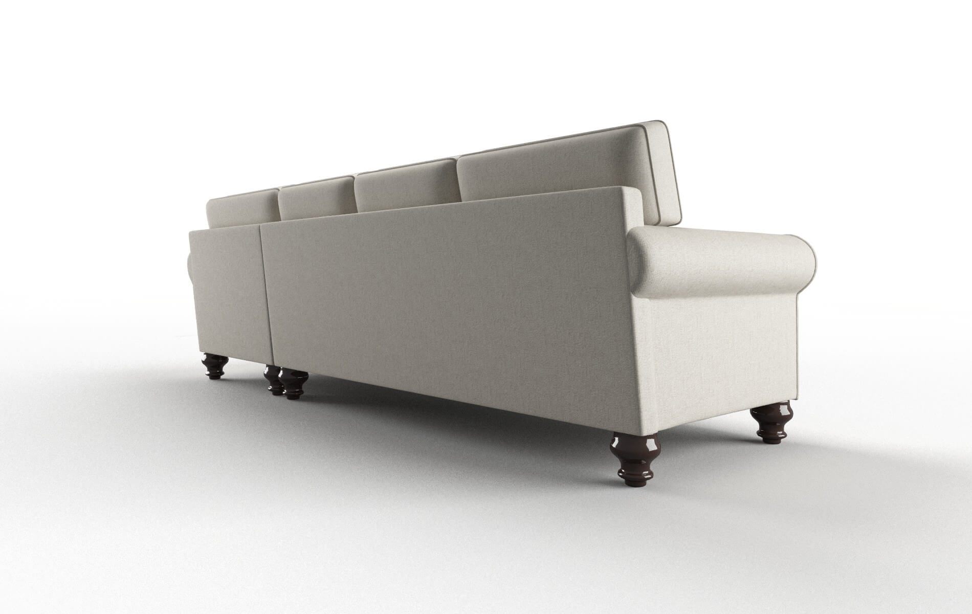 Farah Sasha Linen Panel espresso legs 5