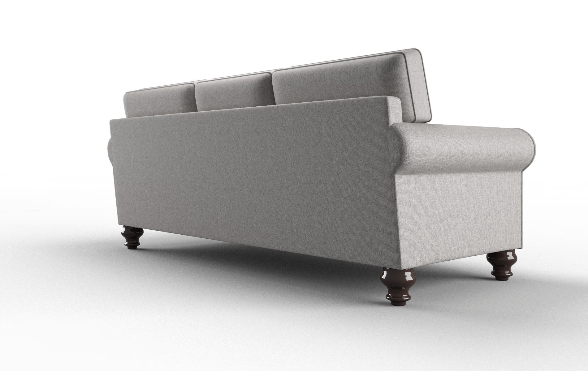 Farah Sasha Silver Sofa espresso legs 5