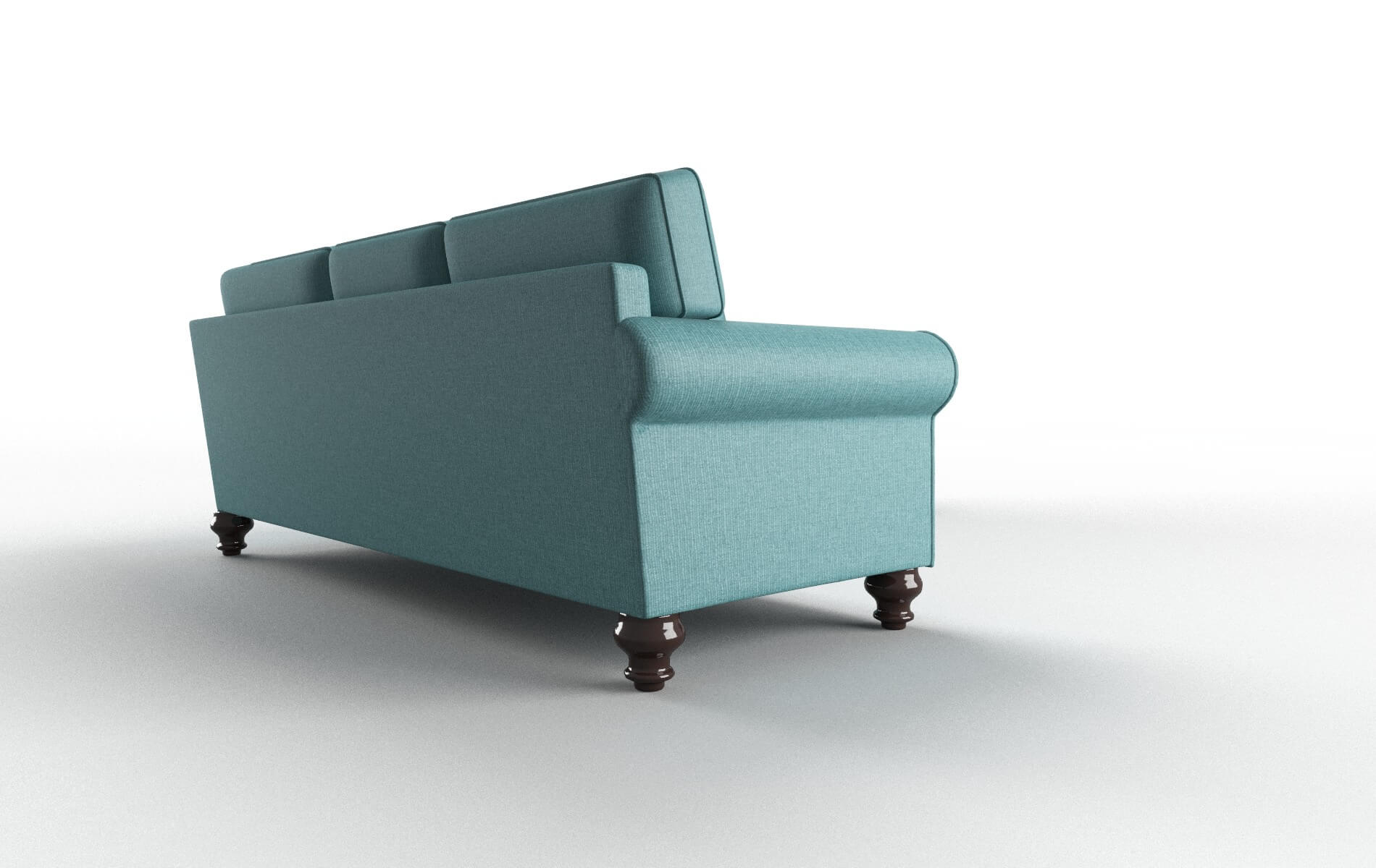 Farah Simplex Aquavita Sectional espresso legs 3