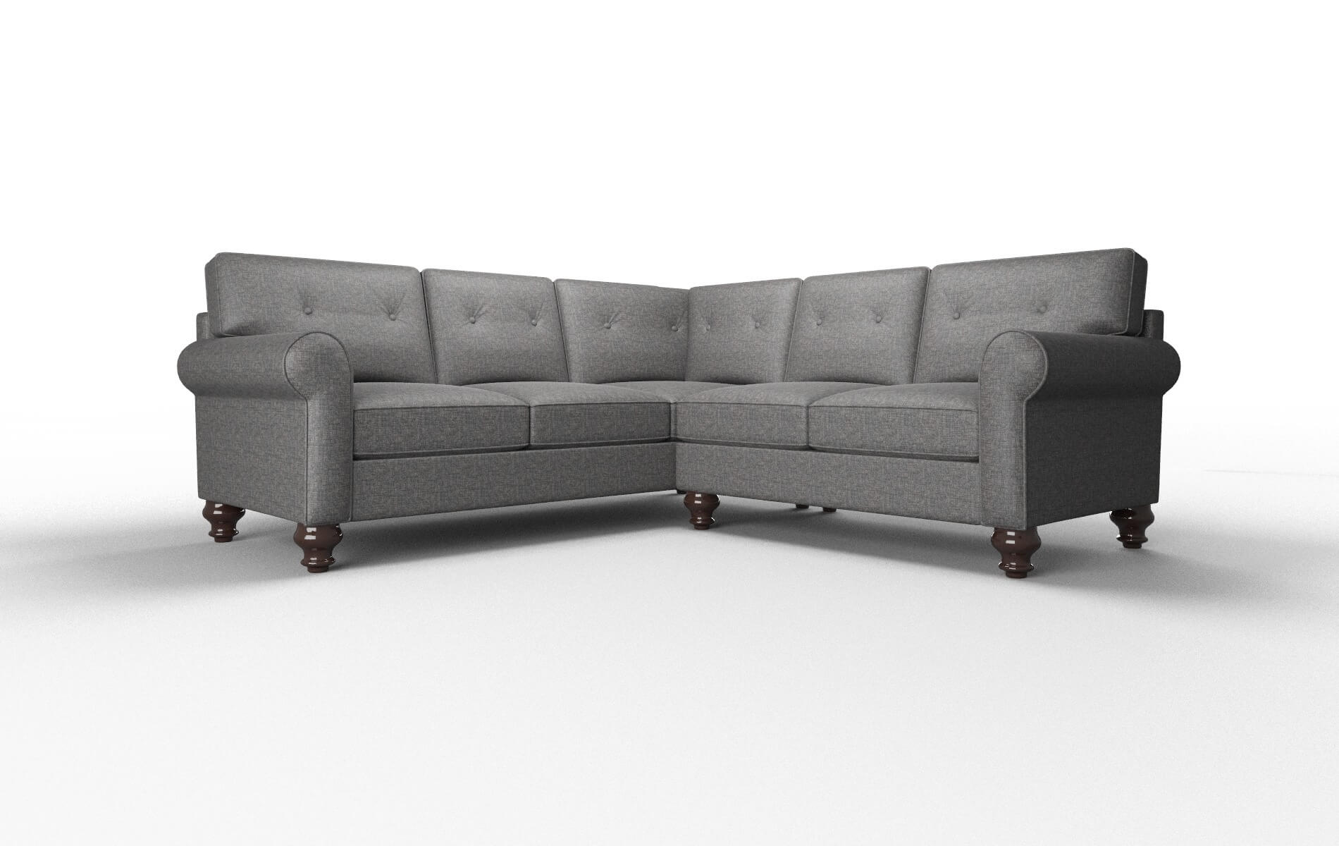 Farah Sosoftness 51 Sectional espresso legs 1