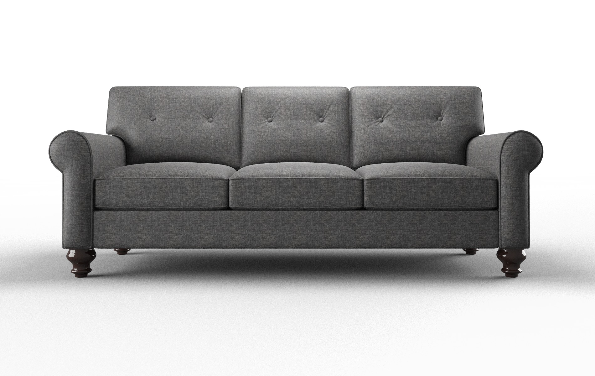 Farah Sosoftness 51 Sofa espresso legs 1