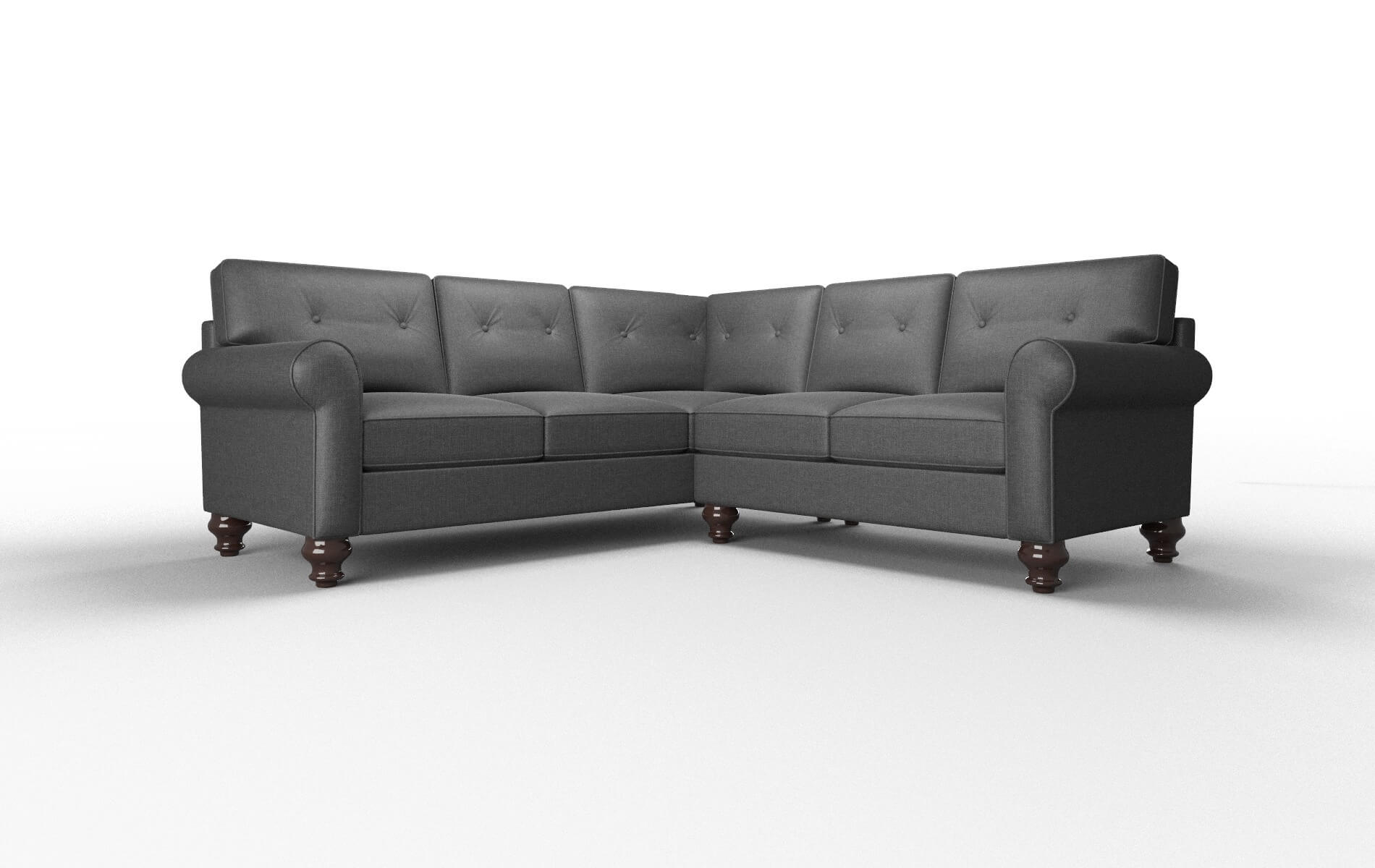 Farah Sosoftness 54 Sectional espresso legs 1