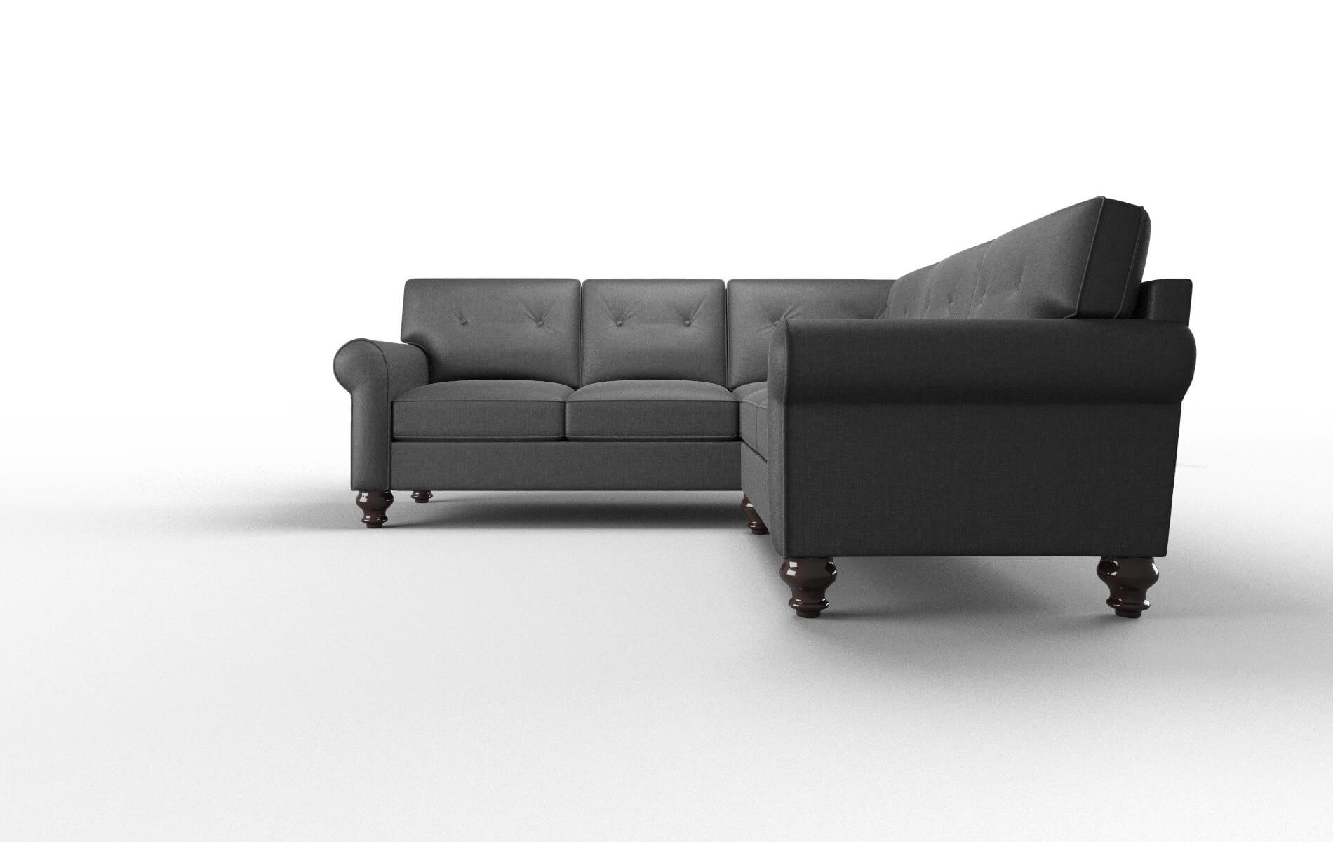 Farah Sosoftness 54 Sectional espresso legs 5