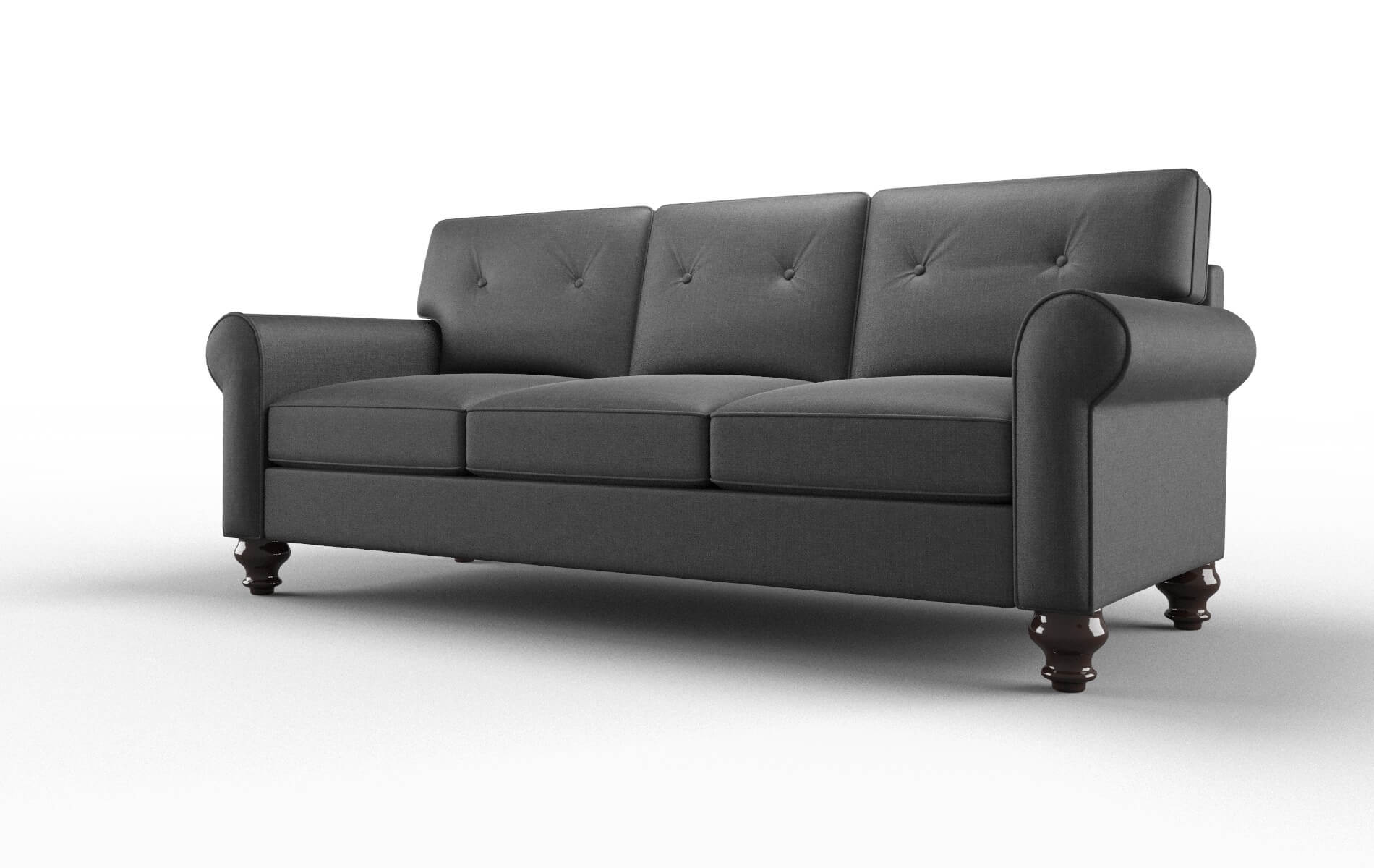 Farah Sosoftness 54 Sofa espresso legs 4