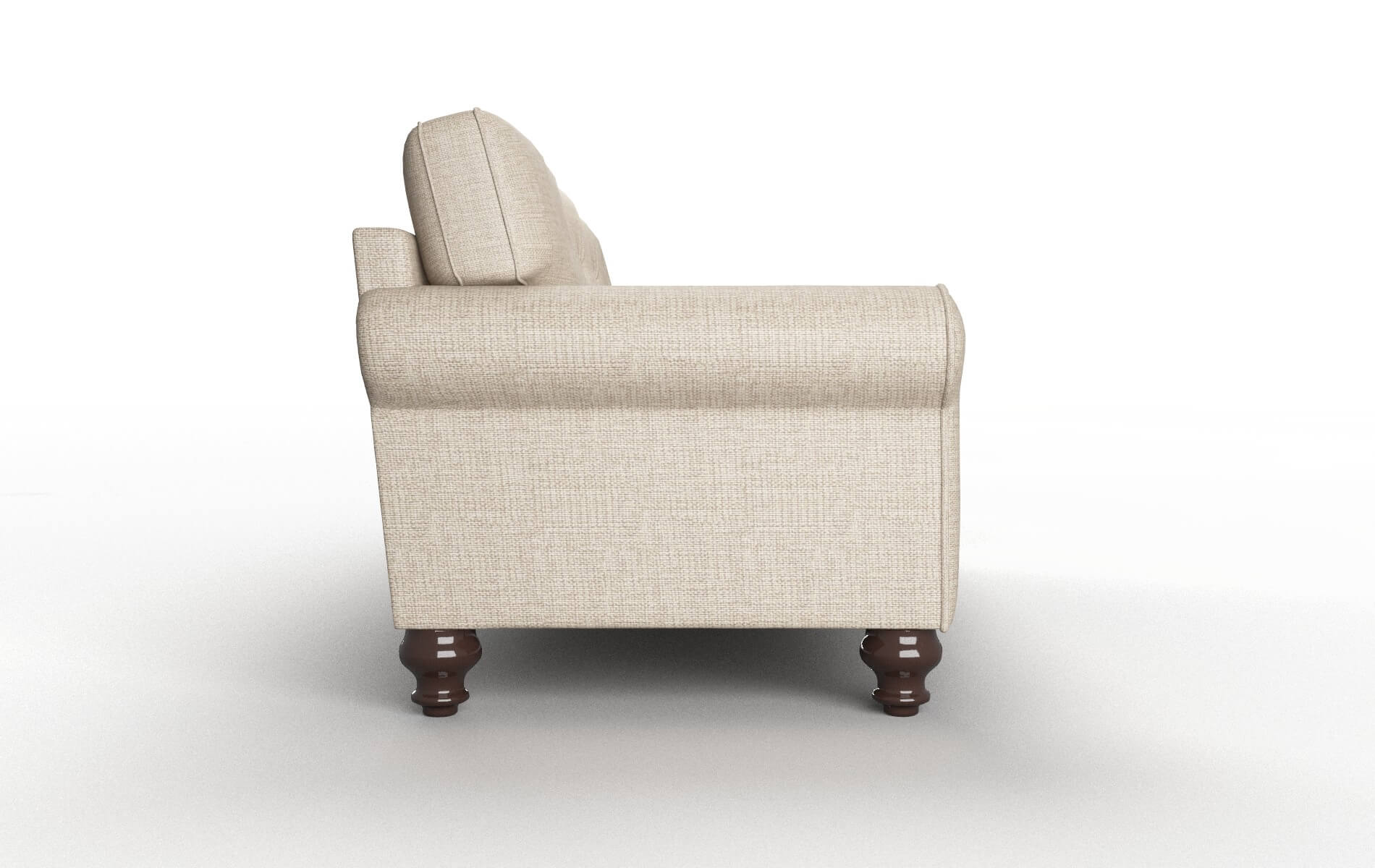 Farah Sosoftness 74 Sofa espresso legs 3