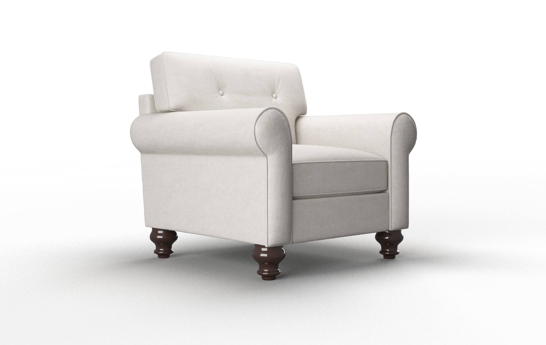 Farah Suave Dove Chair espresso legs 2