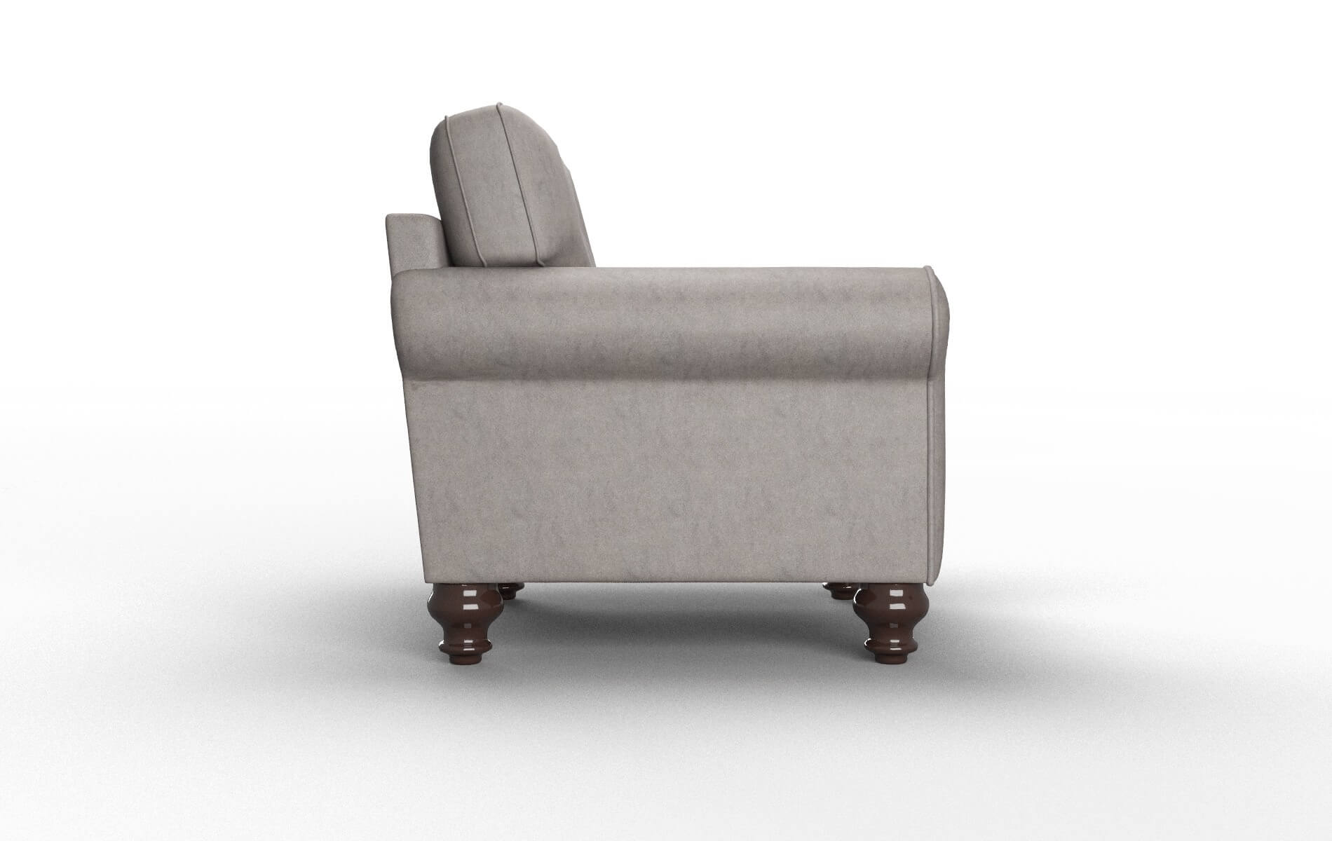 Farah Suave Slate Chair espresso legs 3