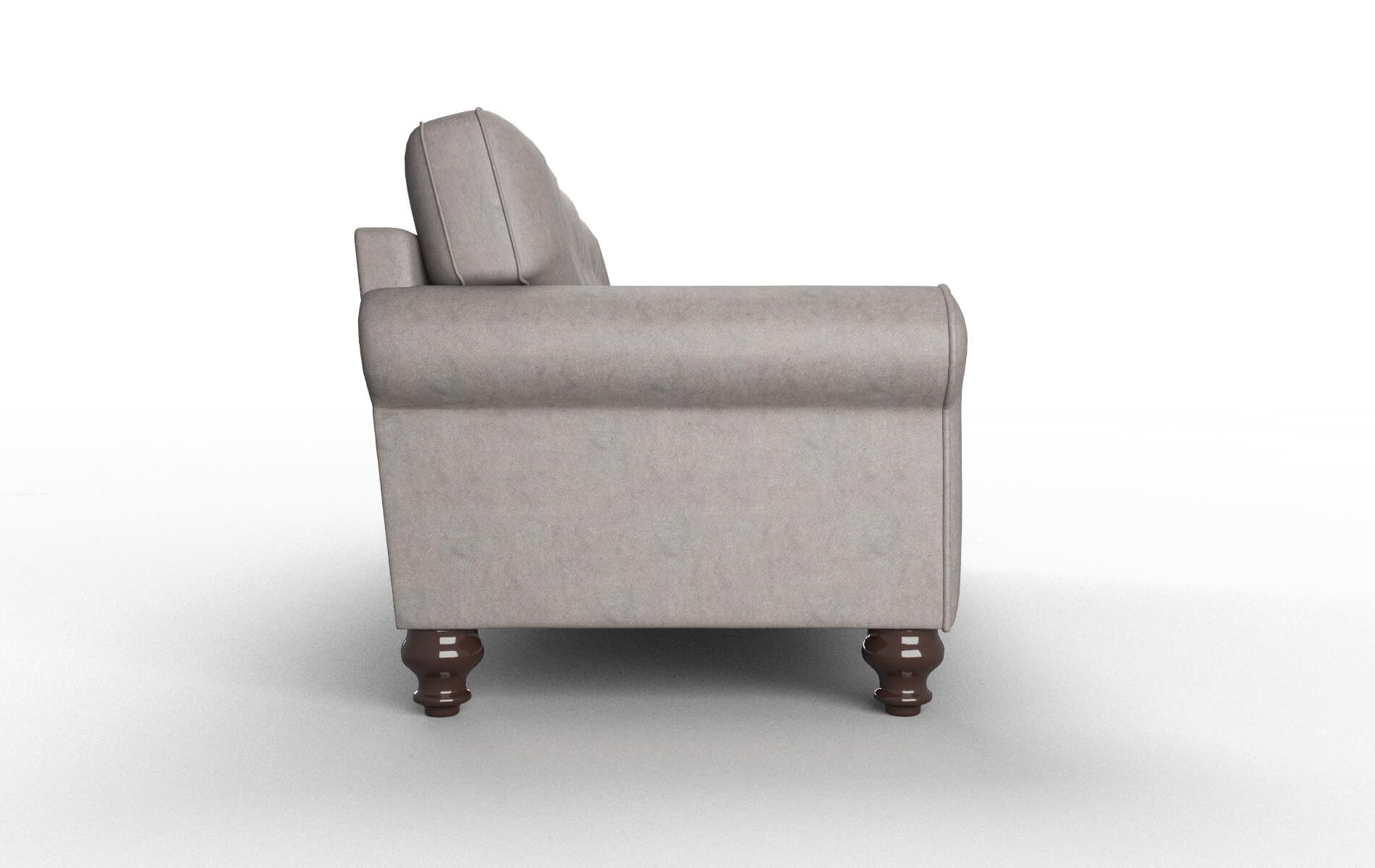 Farah Suave Slate Sofa espresso legs 3