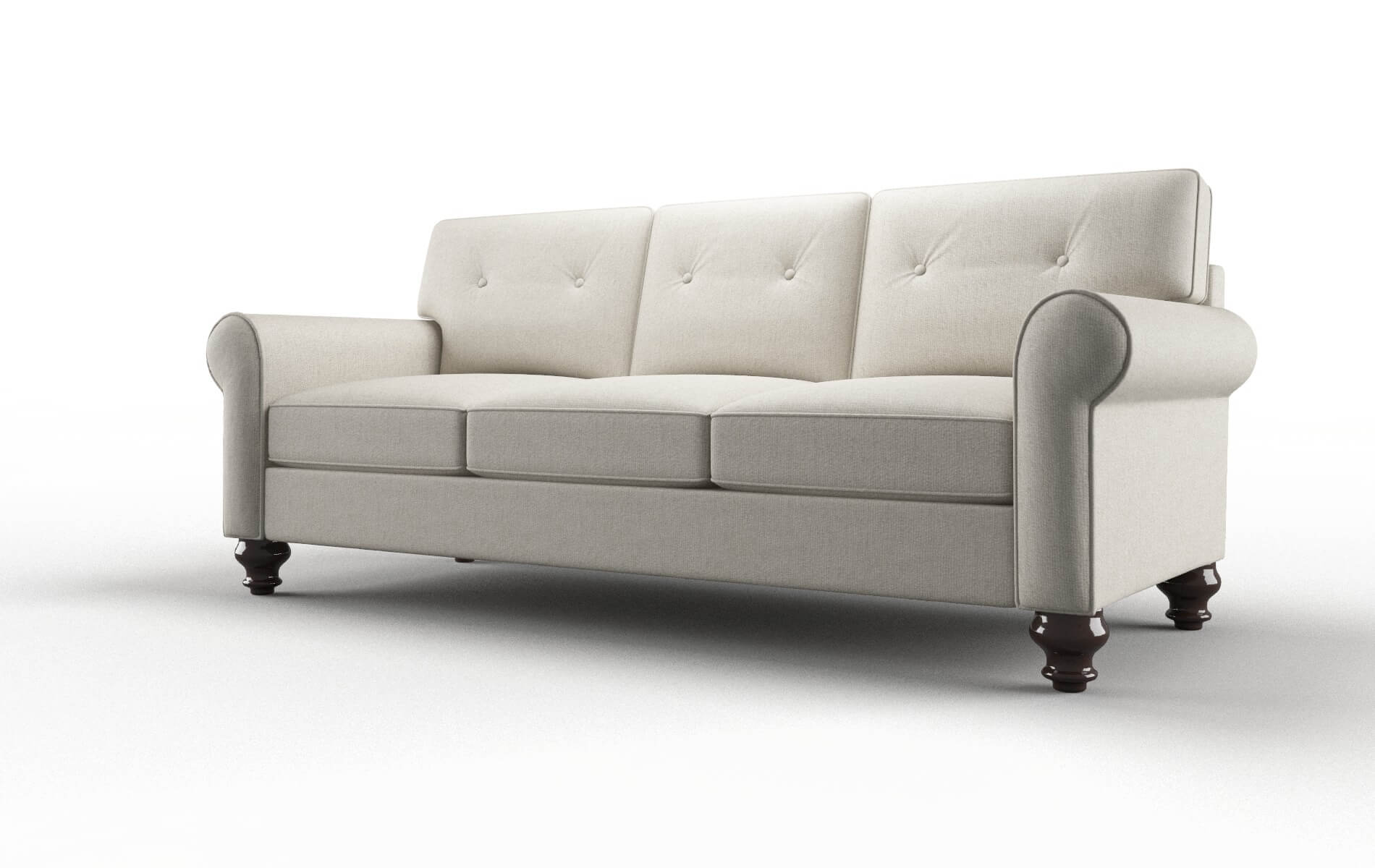 Farah Terrain Natural Sofa espresso legs 4