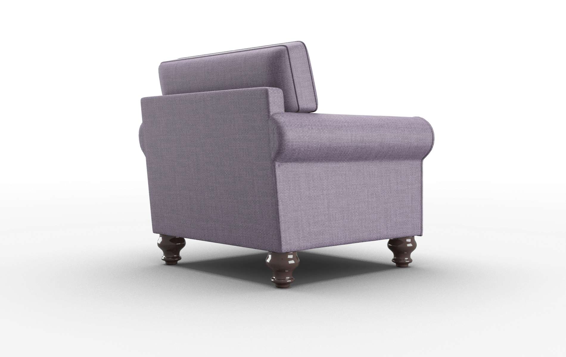 Farah Tess Blackberry Chair espresso legs 5