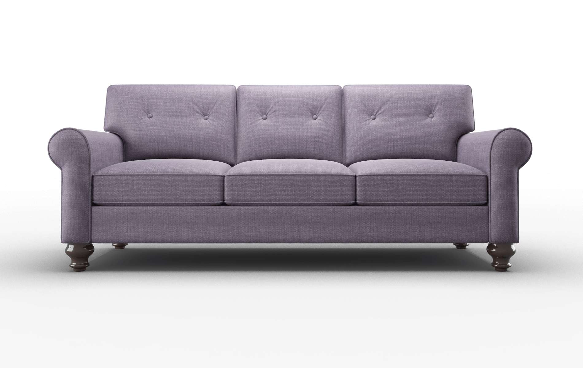 Farah Tess Blackberry Sofa espresso legs 1