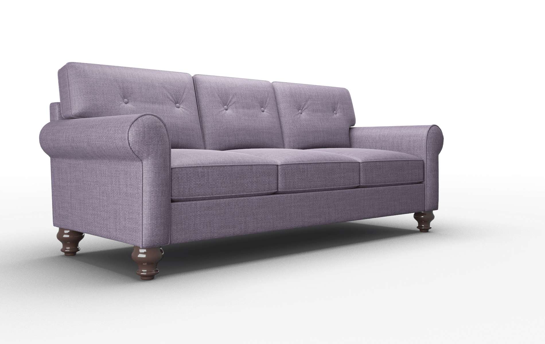 Farah Tess Blackberry Sofa espresso legs 2