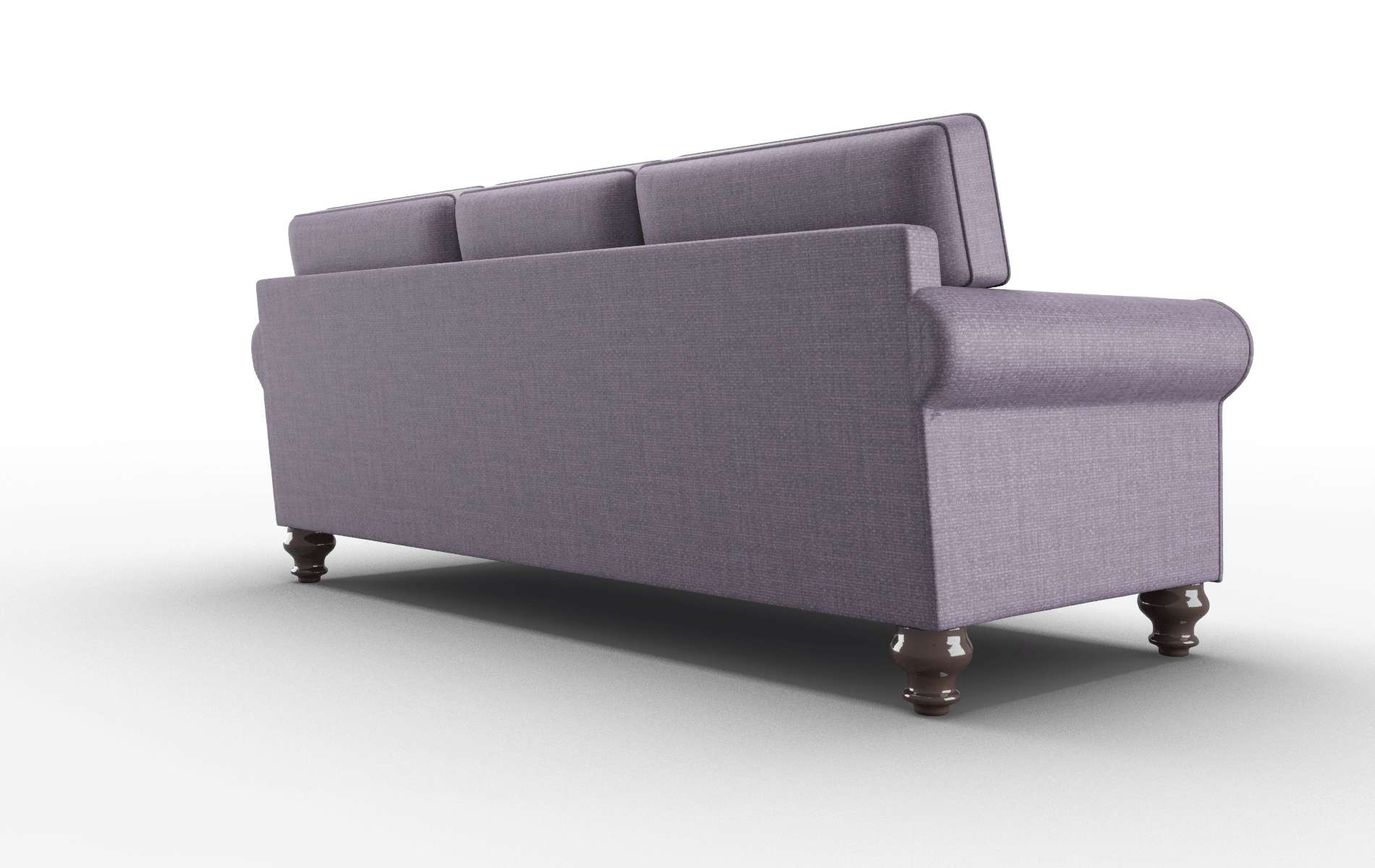 Farah Tess Blackberry Sofa espresso legs 5