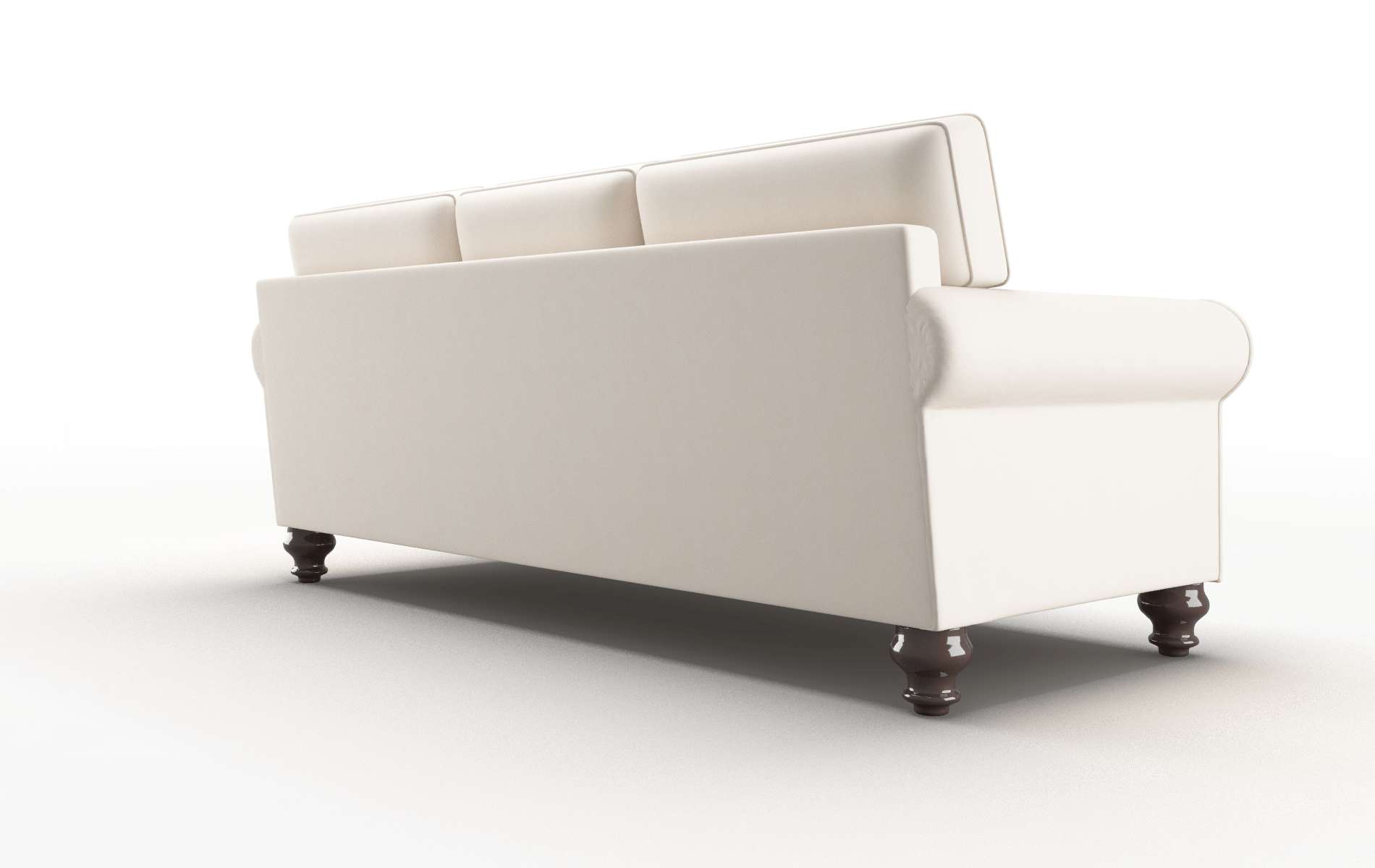 Farah Urban_d Snow Sofa espresso legs 5