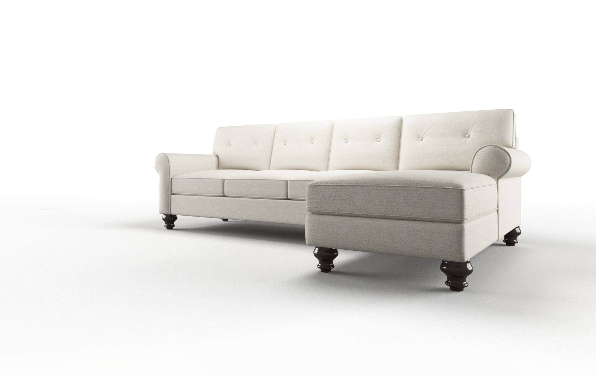 Farah Venus Cream Panel espresso legs 4