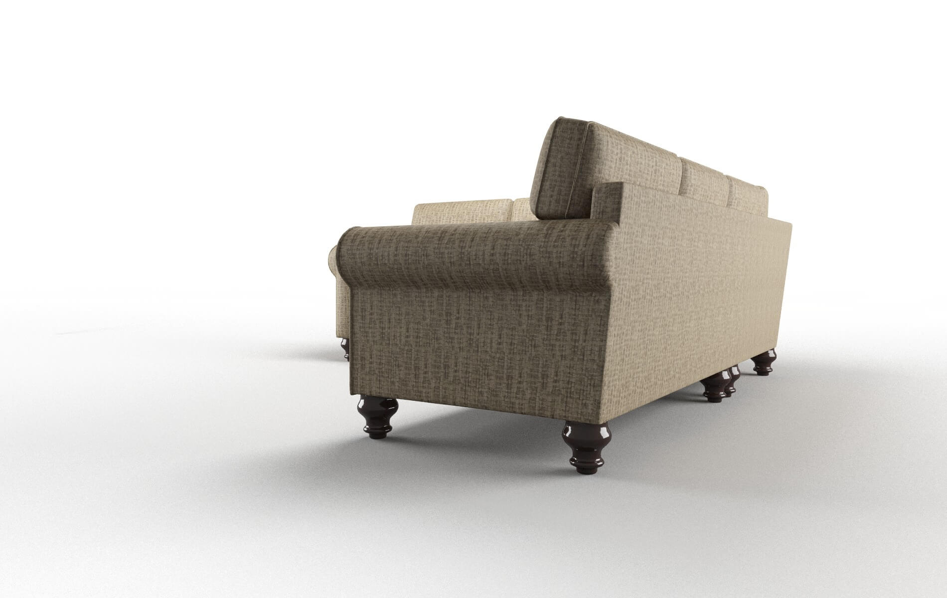 Farah Venus Mocha Sectional espresso legs 4