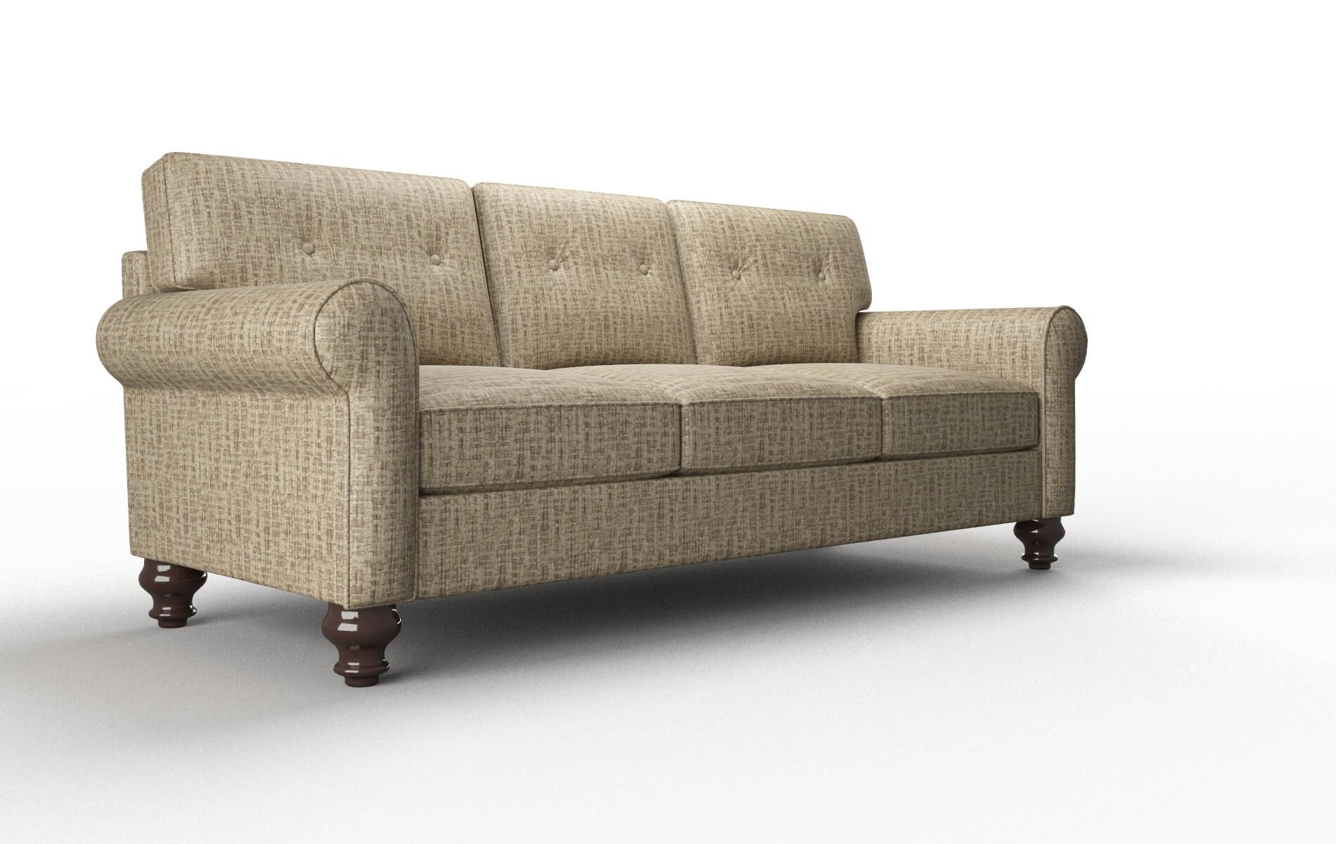 Farah Venus Mocha Sofa espresso legs 2