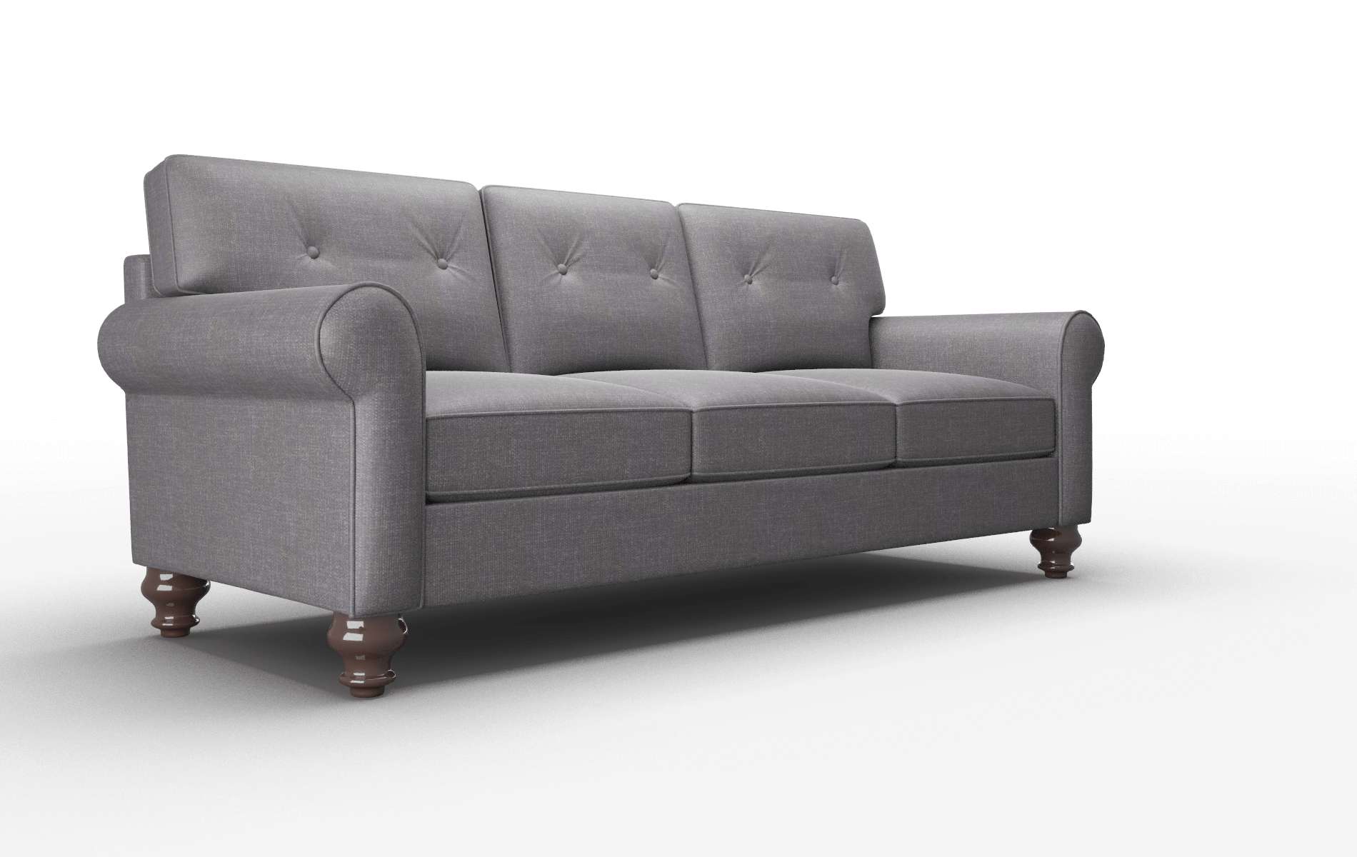 Farah Venus Onyx Sofa espresso legs 2