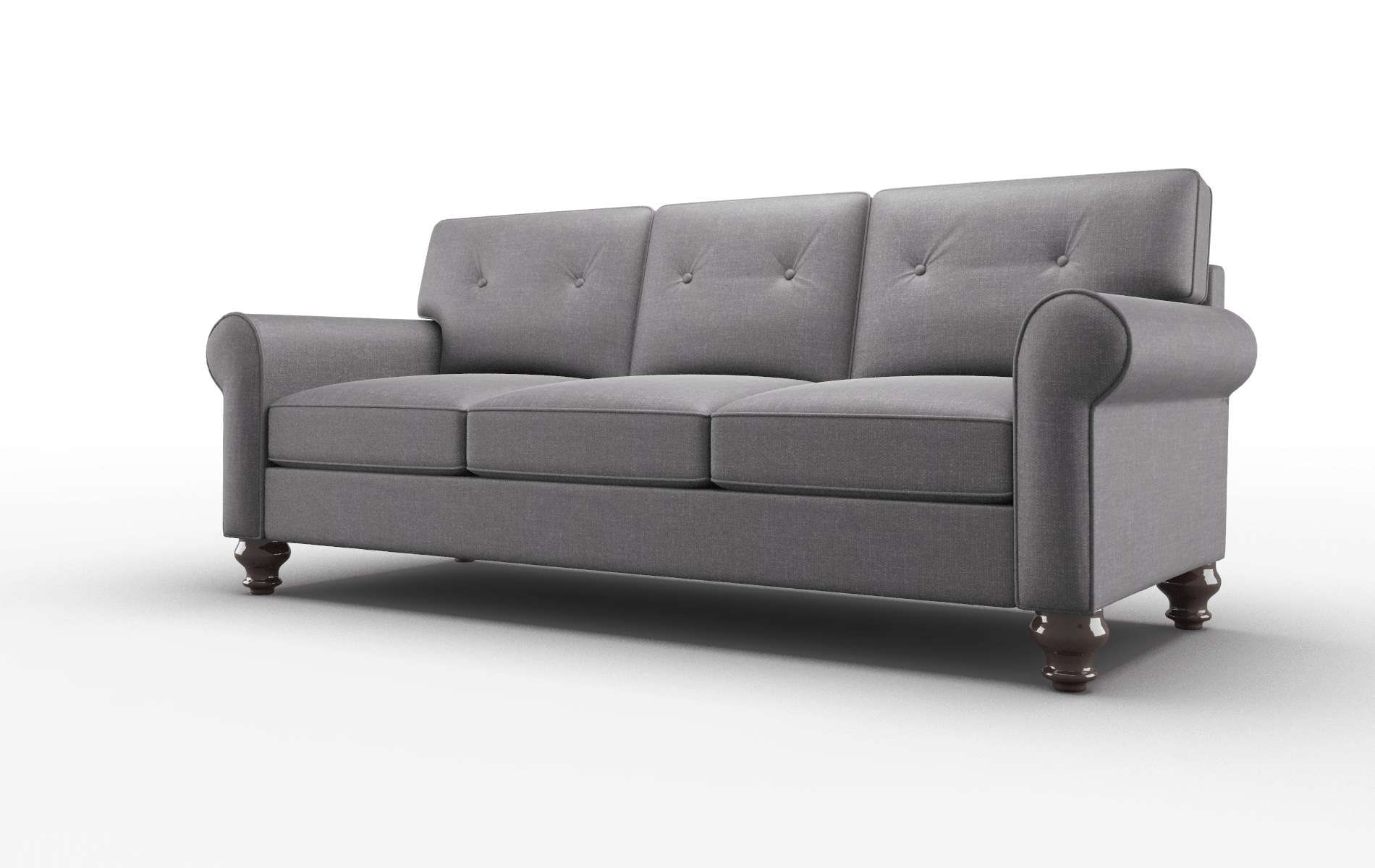 Farah Venus Onyx Sofa espresso legs 4
