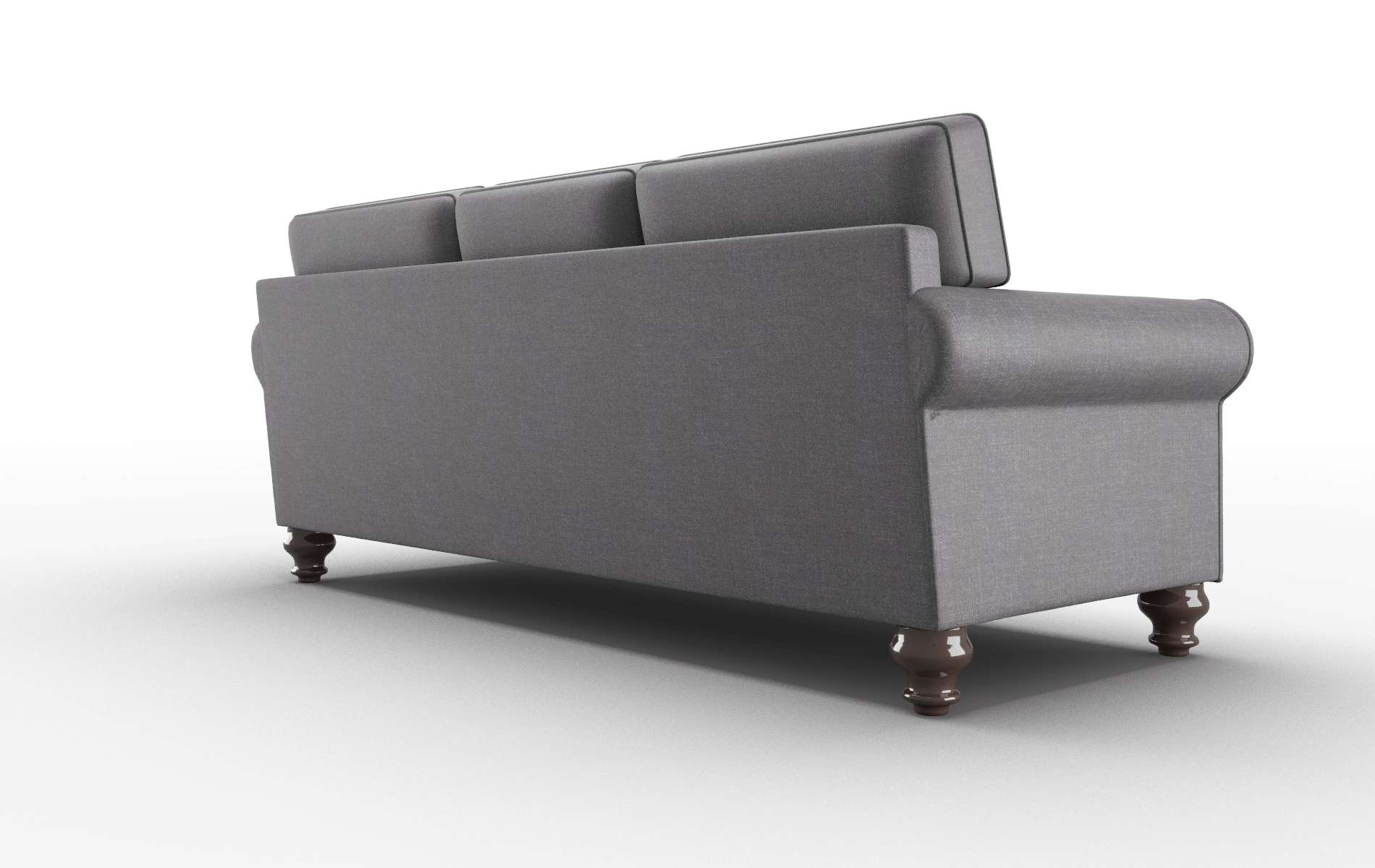 Farah Venus Onyx Sofa espresso legs 5