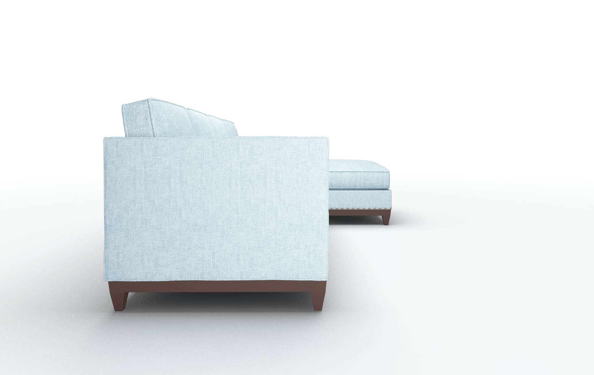 Florence Atlas Turquoise Panel espresso legs 3