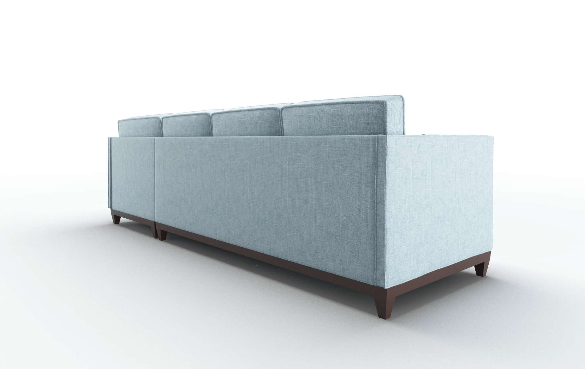 Florence Atlas Turquoise Panel espresso legs 5