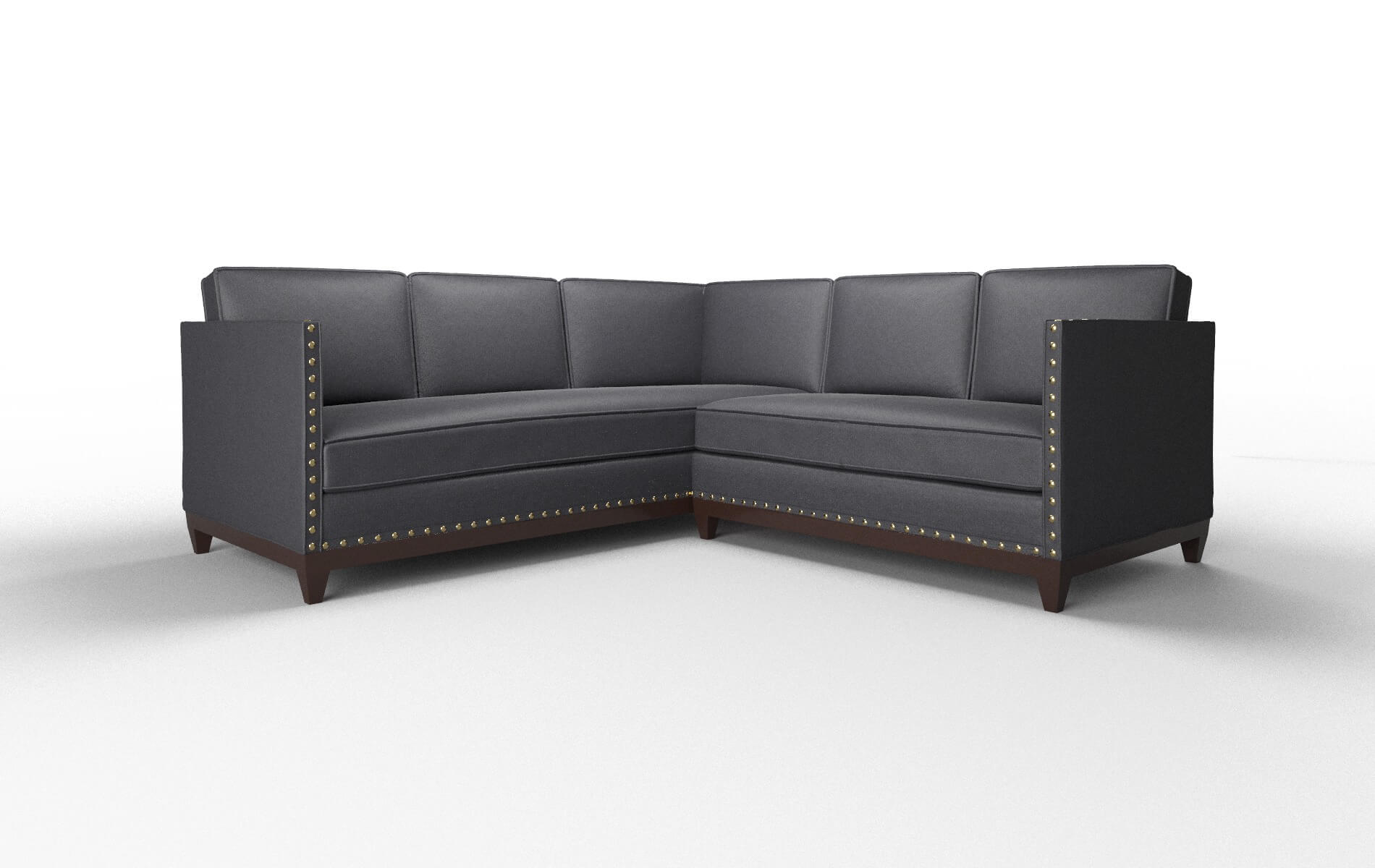 Florence Atlas_plz Navy Sectional espresso legs 1